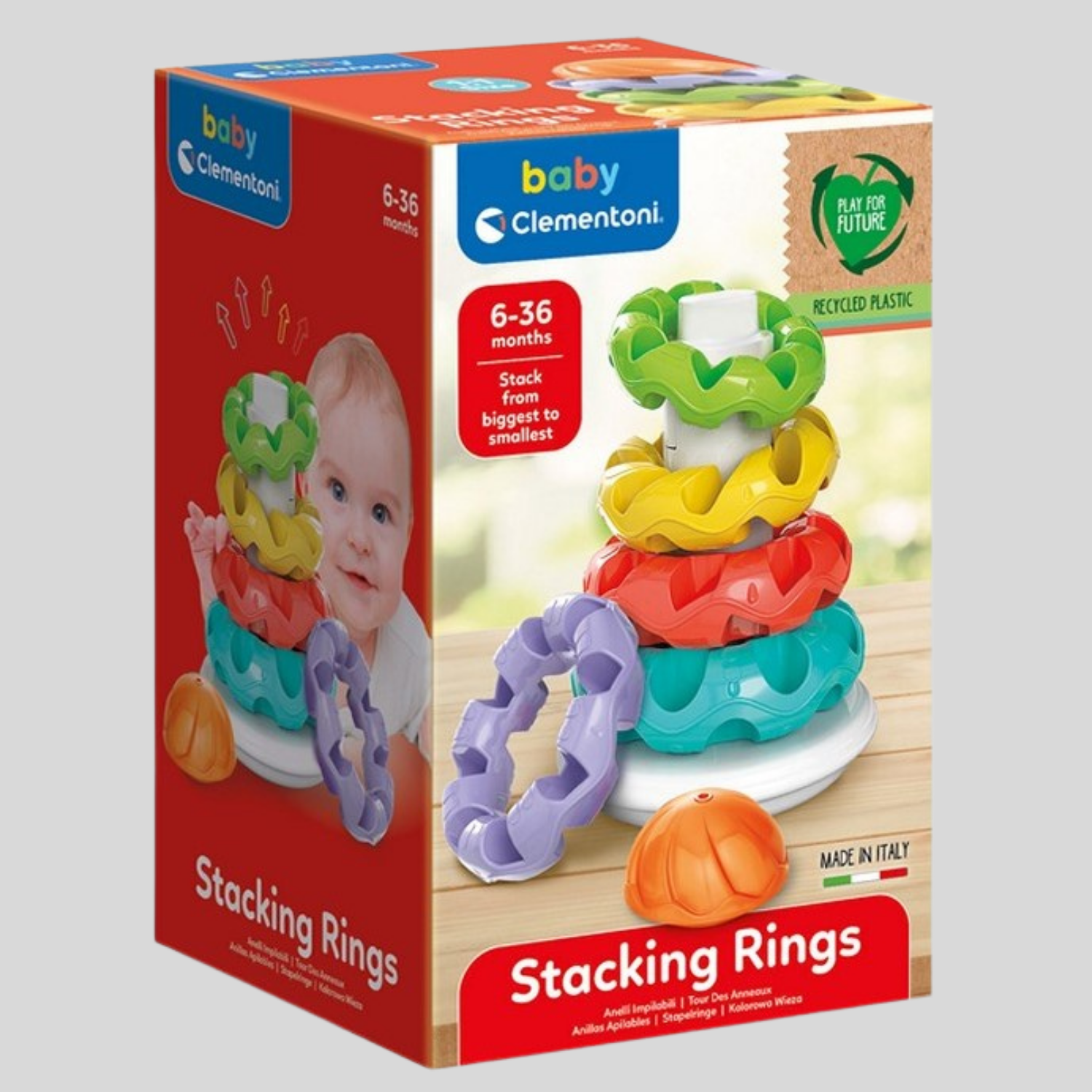 Clementoni Baby Stapel Stacking Rings