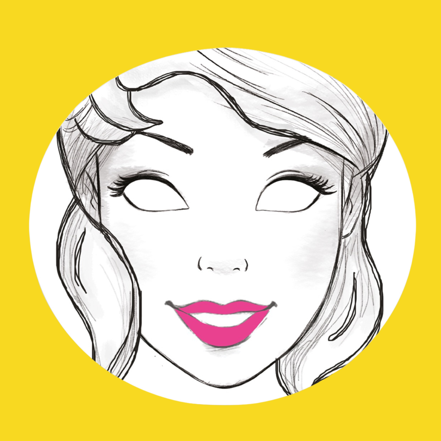 Mad Beauty Gesichtsmaske Prinzessin Aurora Dornröschen