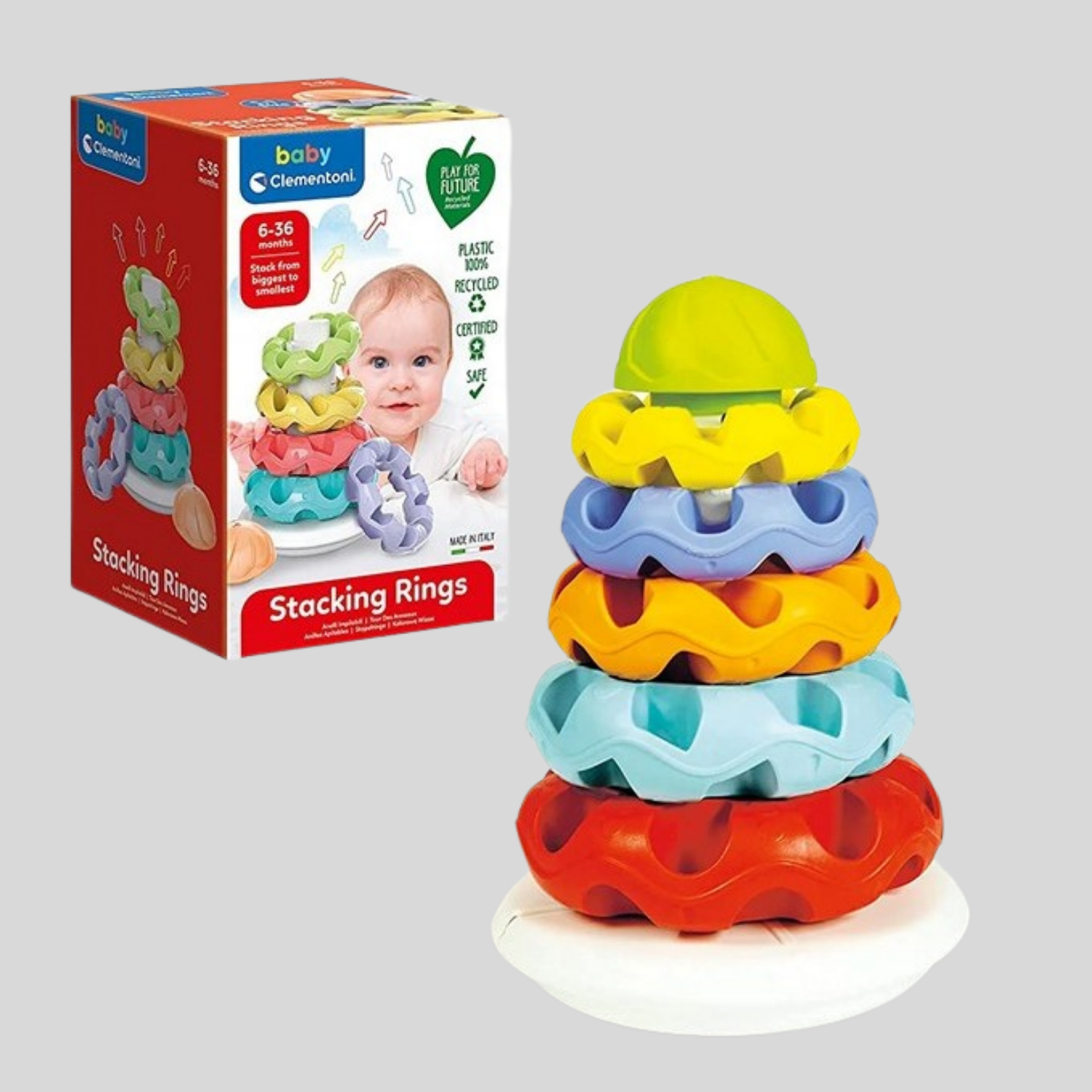 Clementoni Baby Stapel Stacking Rings