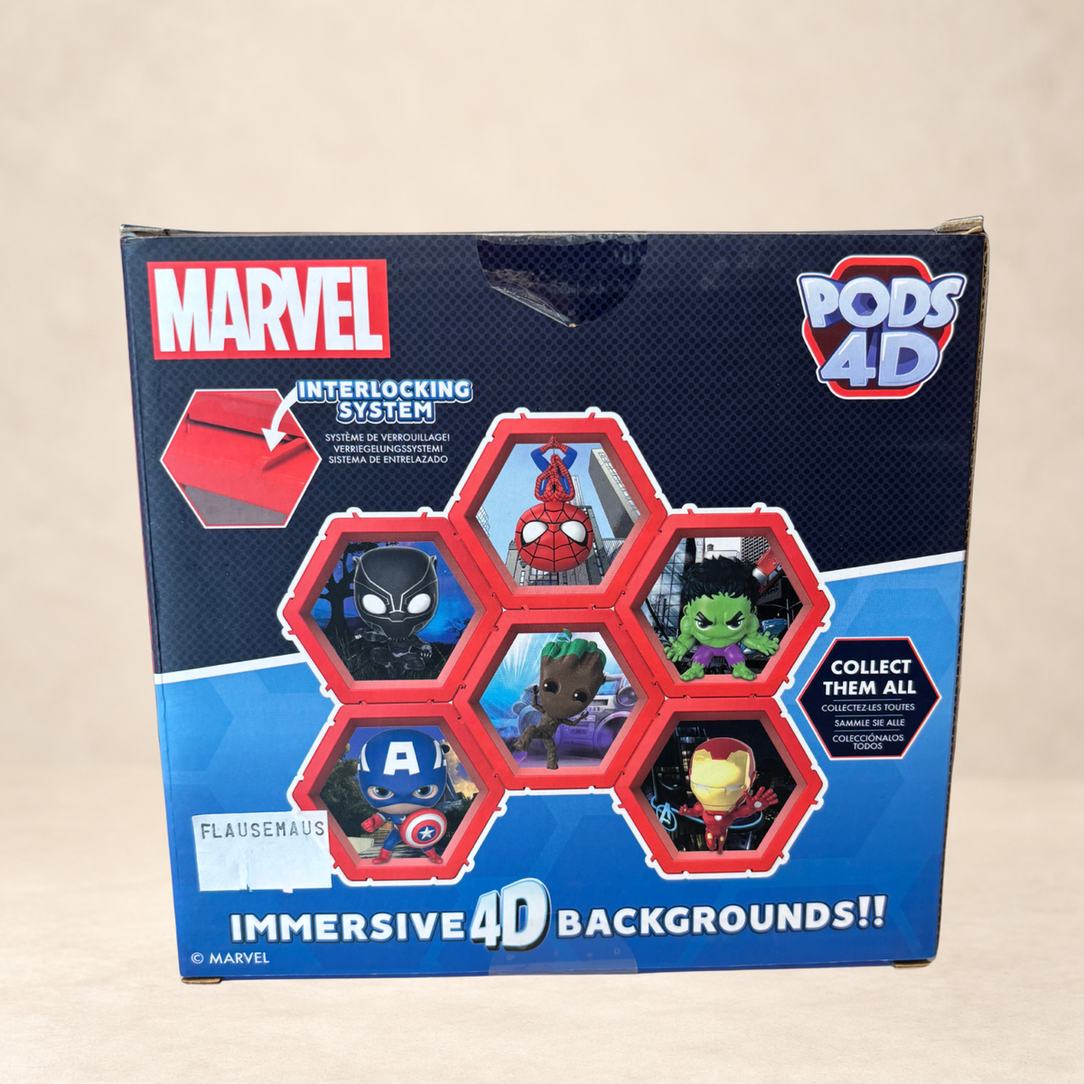 Marvel PODS 4D  Iron Man #408  WOW! Stuff