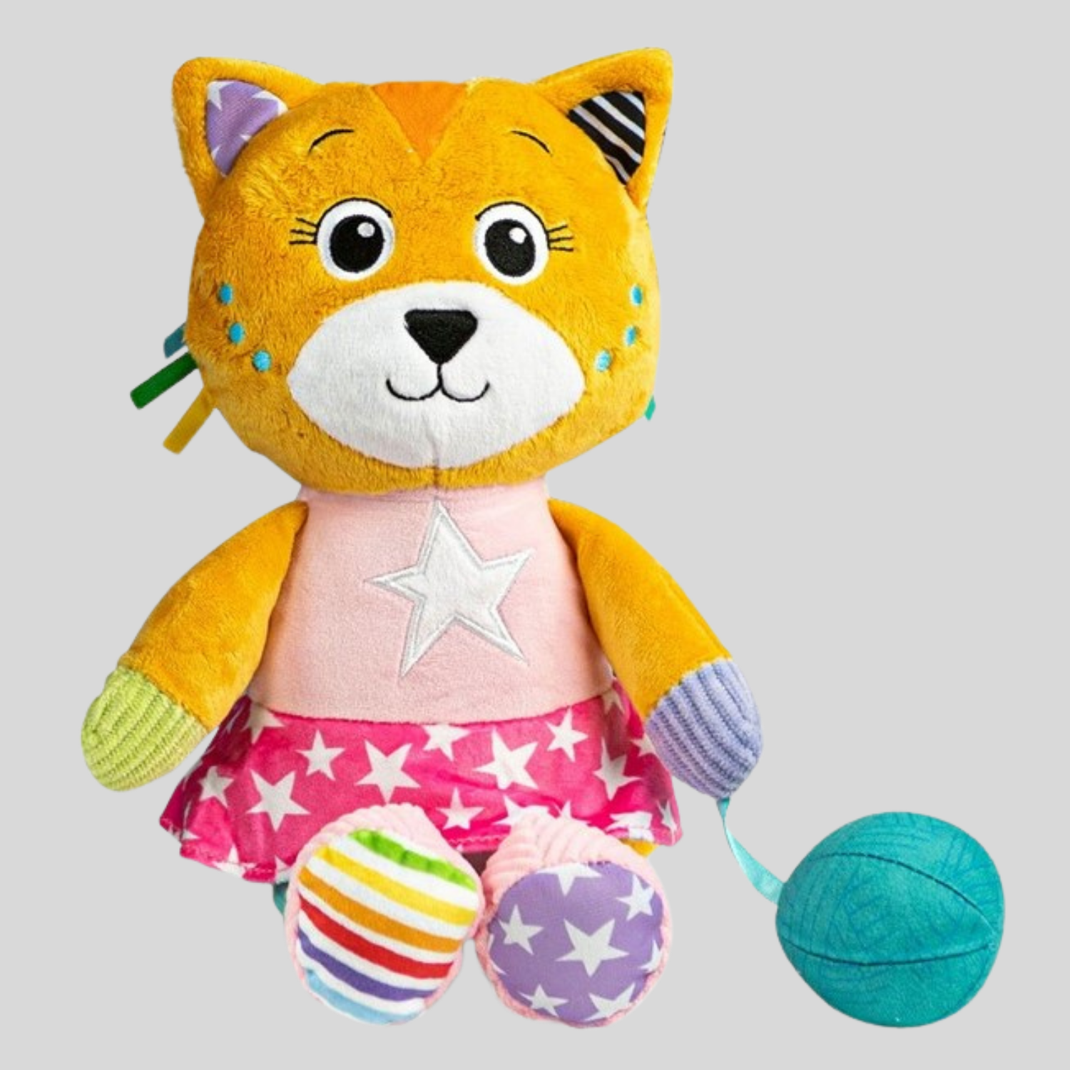 Clementoni - Baby for You Katze Spiel für die erste Kindheit maschinenwaschbar