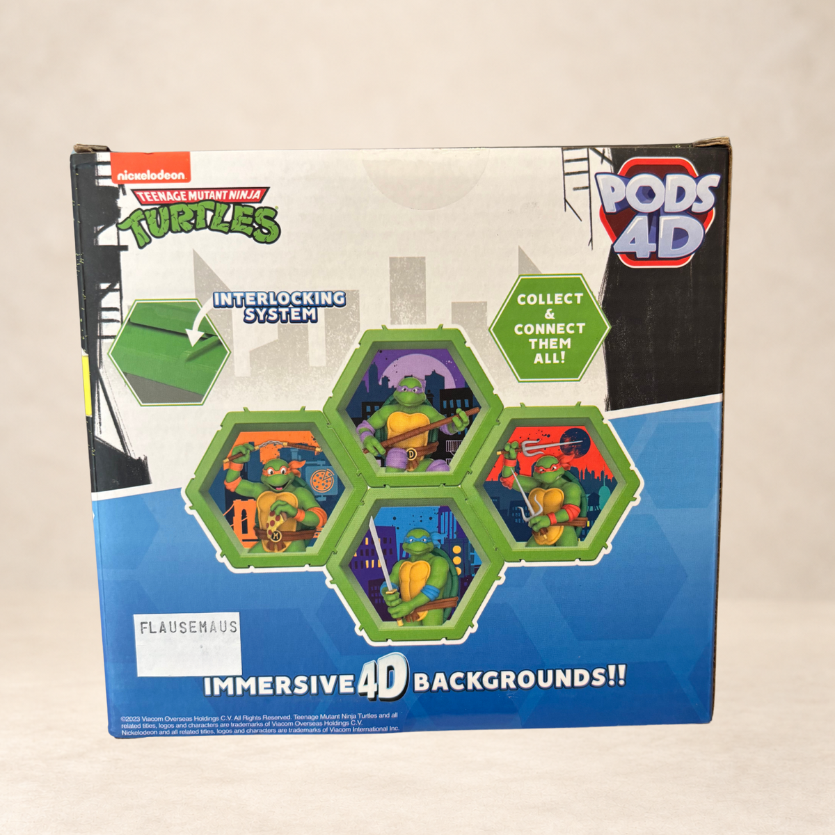 Teenage Mutant Ninja Turtles PODS 4D  Leonardo #431  WOW! Stuff