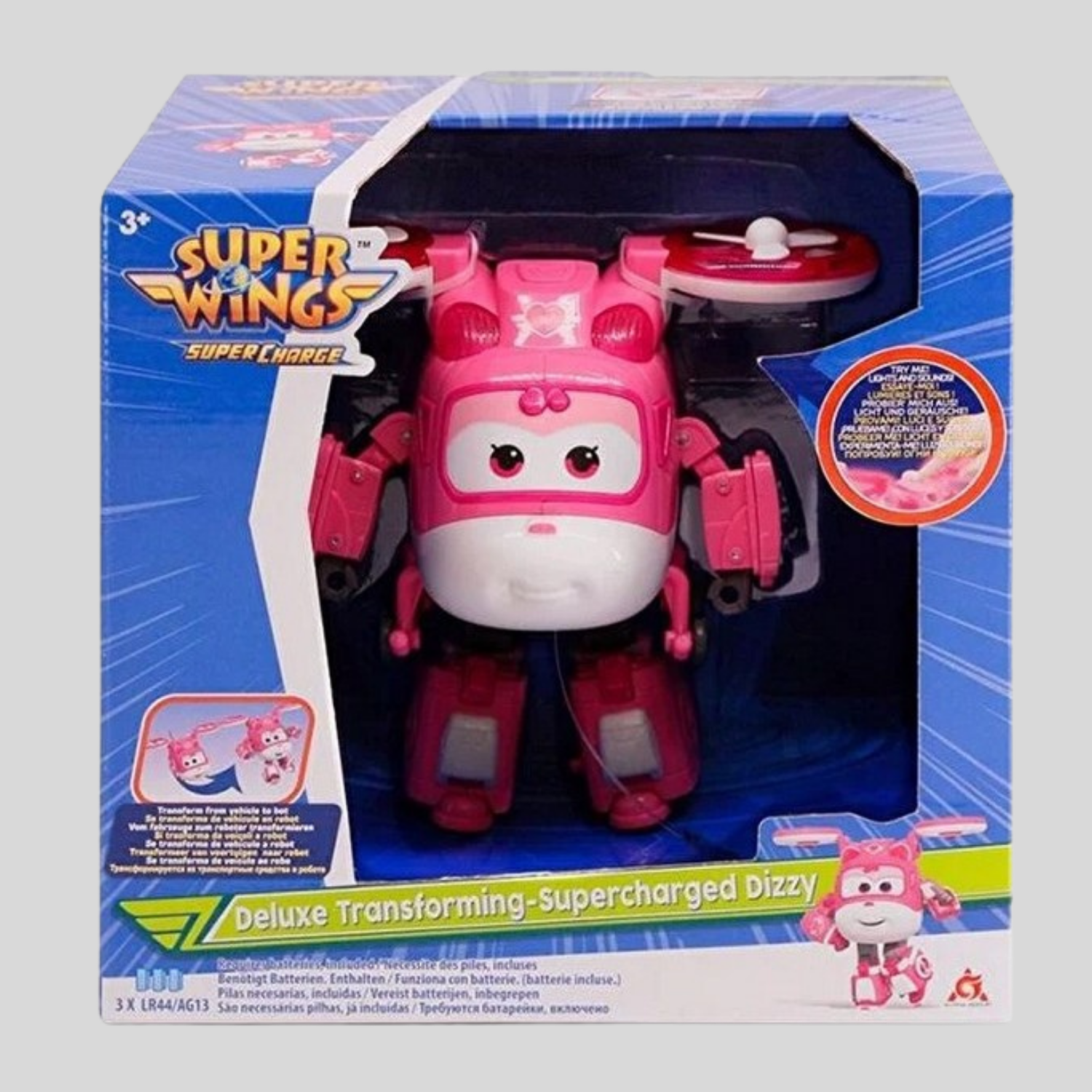 Super Wings Deluxe Transforming Dizzie  22x21cm