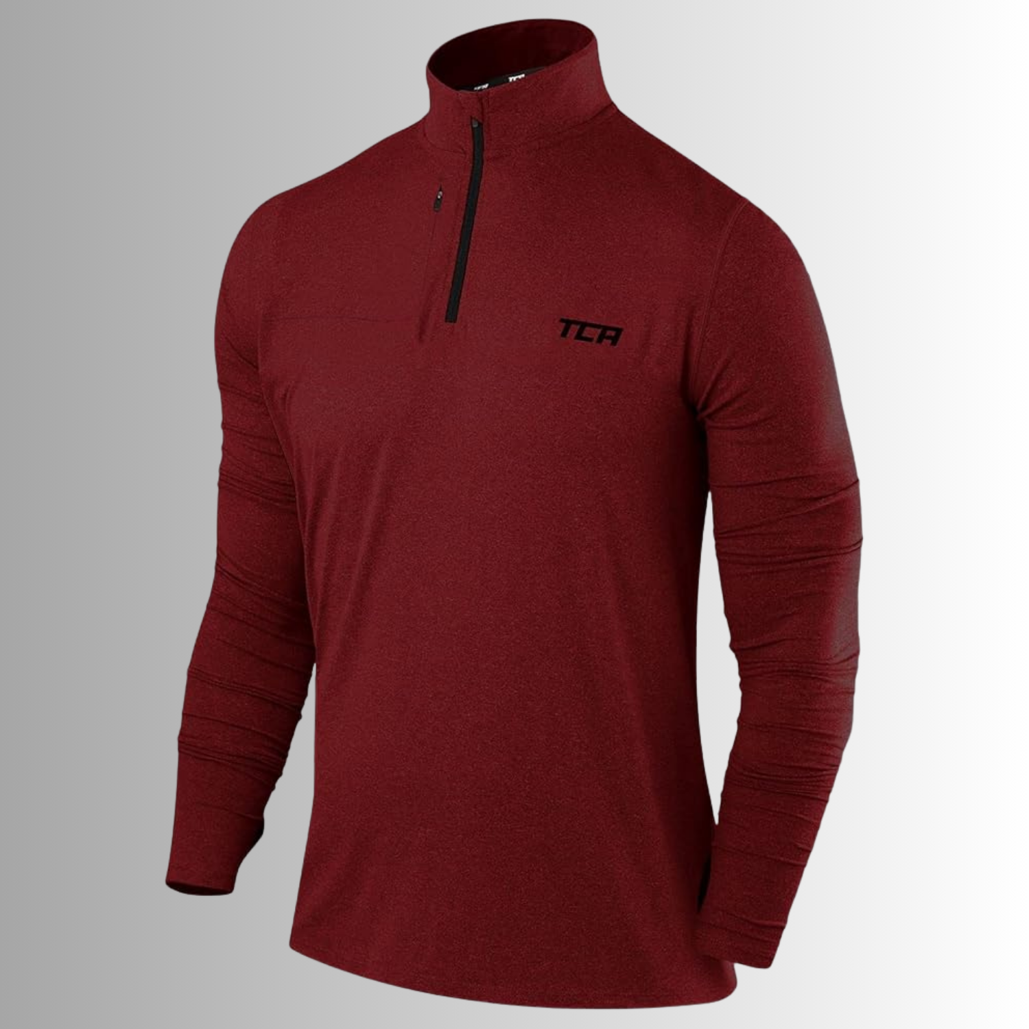 Trainingsshirt TCA Herren Thermo-Laufshirt Langarm Größe: XL
