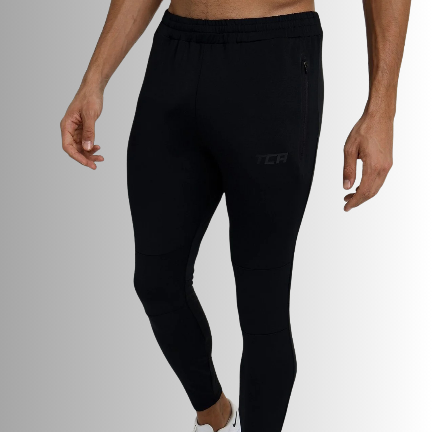 TCA Herren Rapid QuickDry Jogging Hosen Black Stealth Schwarz Größe: XS, L, XL