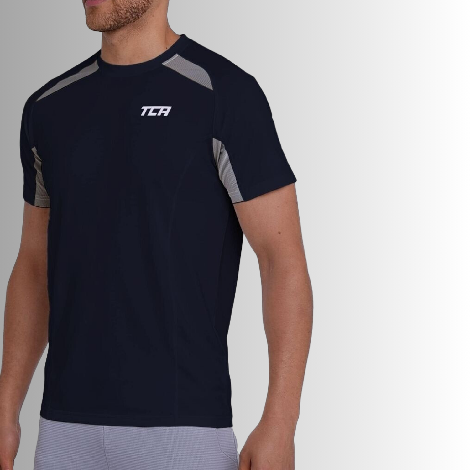 TCA Sport Tshirts für Herren Fitness - Kurzarm Sport Shirt für Männer Größe: M