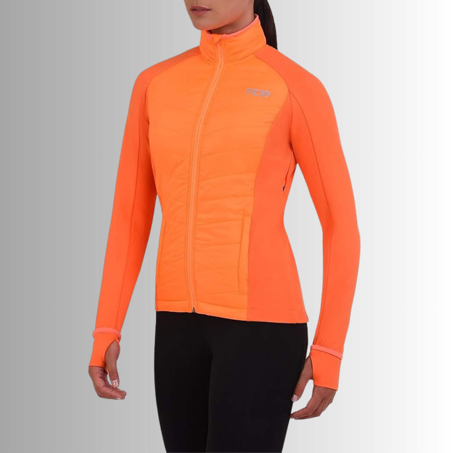 TCA Damen Excel Runner ganzjährige, leichte, wasserabweisende verstaubare Laufjacke Größe: S, L