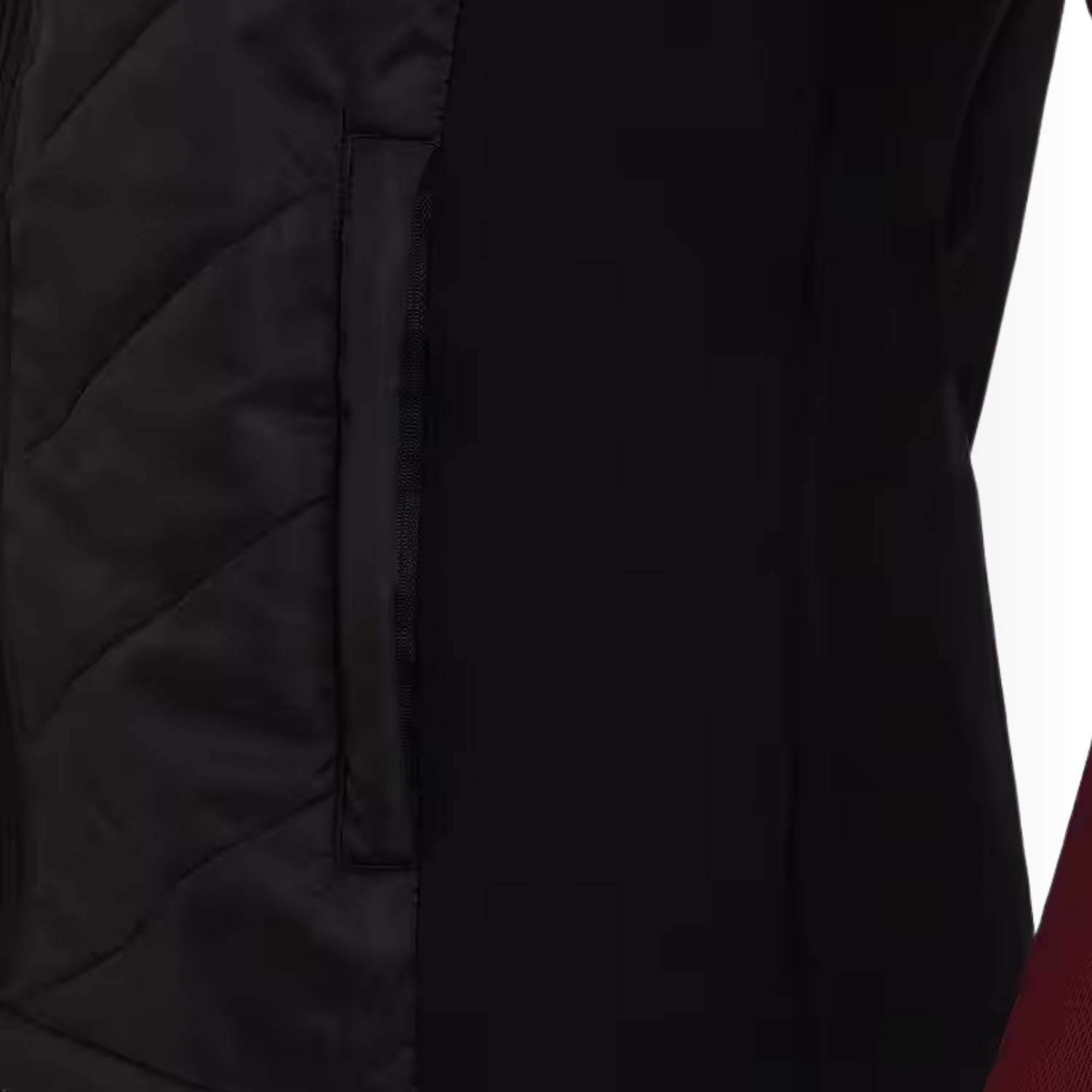 TCA Herren Excel Runner Leichte und gepolsterte Weste mit Reißverschlusstaschen Schwarz Größe: S, L, XL
