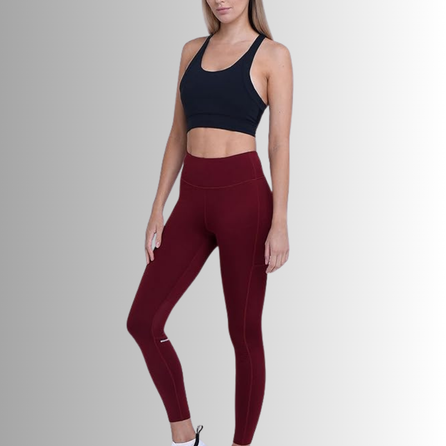 TCA SuperThermo Performance Leggings für Damen High Waist Blickdicht Sportleggings mit Handytasche, Laufhose für Yoga & Fitness Größe: S, L