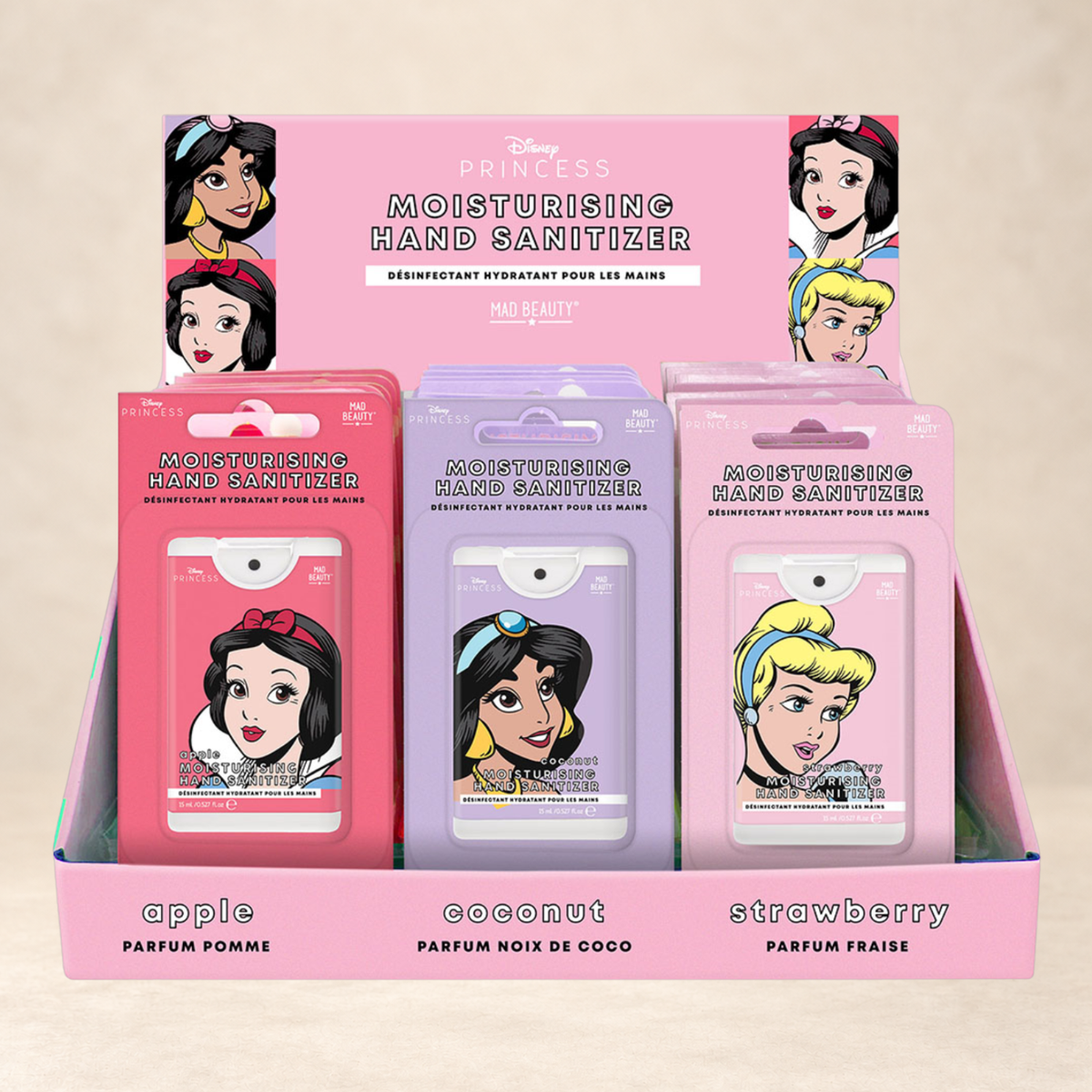 Disney Princess Moisturising Hand Desinfektionsmittel (Sanitizer) von Mad Beauty