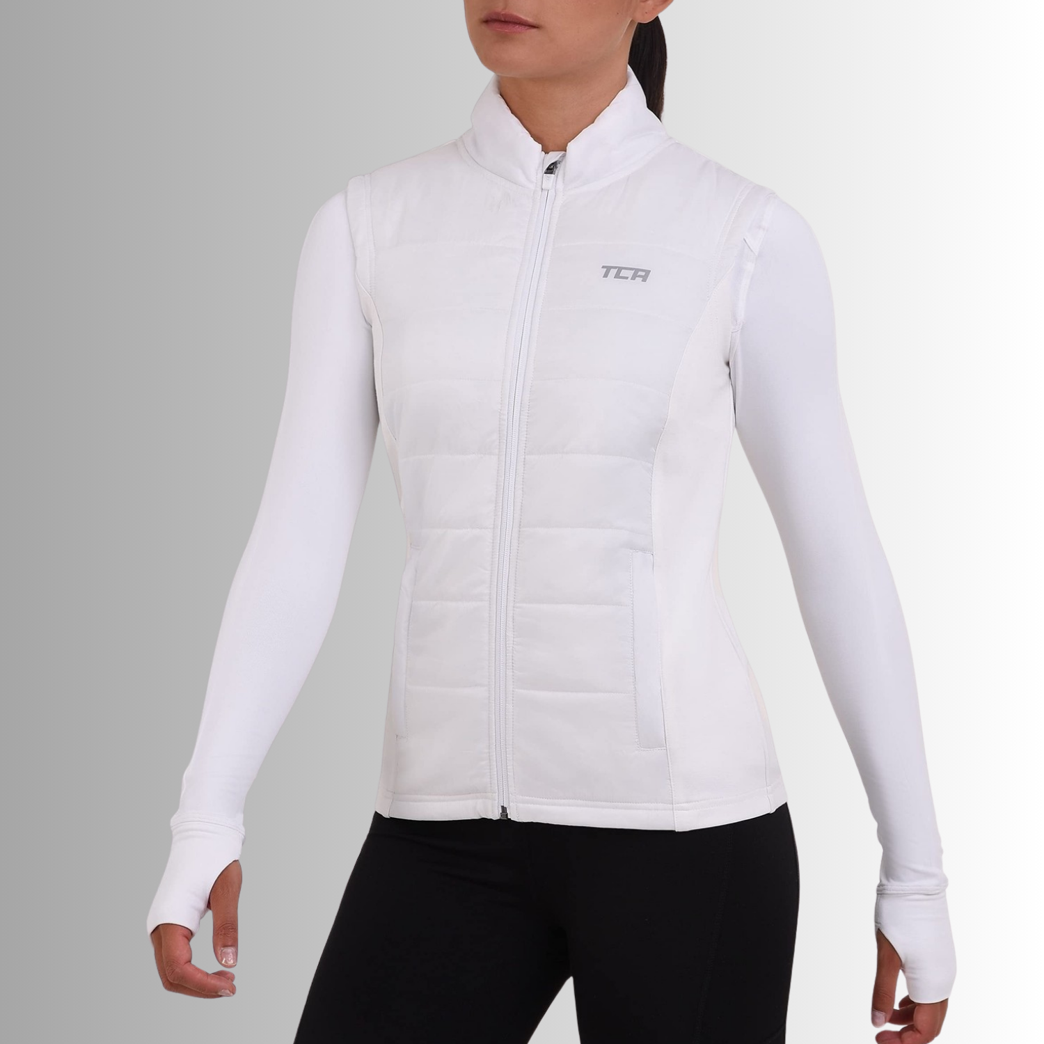 TCA Damen Excel Runner Laufweste mit Reißverschlusstaschen Größe: XS, L
