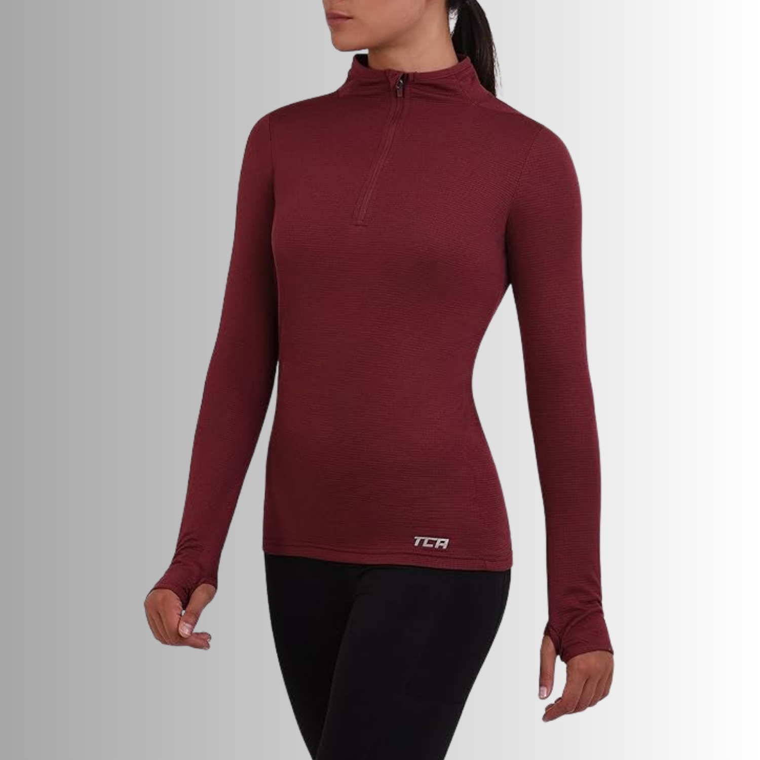 Trainingsshirt Damen Sport Shirt Langarm Laufshirt Fitness Yoga Größe: M