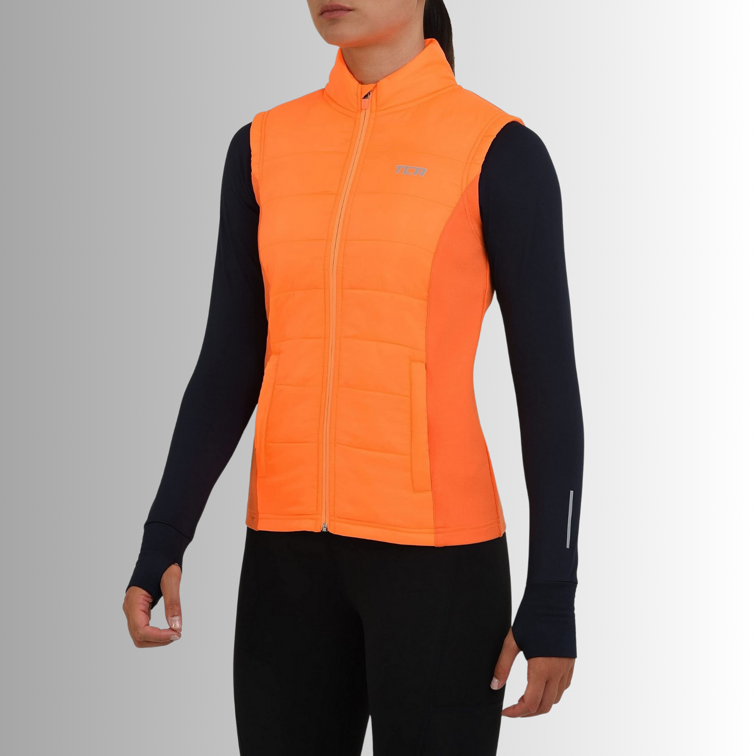 TCA Damen Excel Runner Leichte Laufweste mit Reißverschlusstaschen Größe: S, M, L