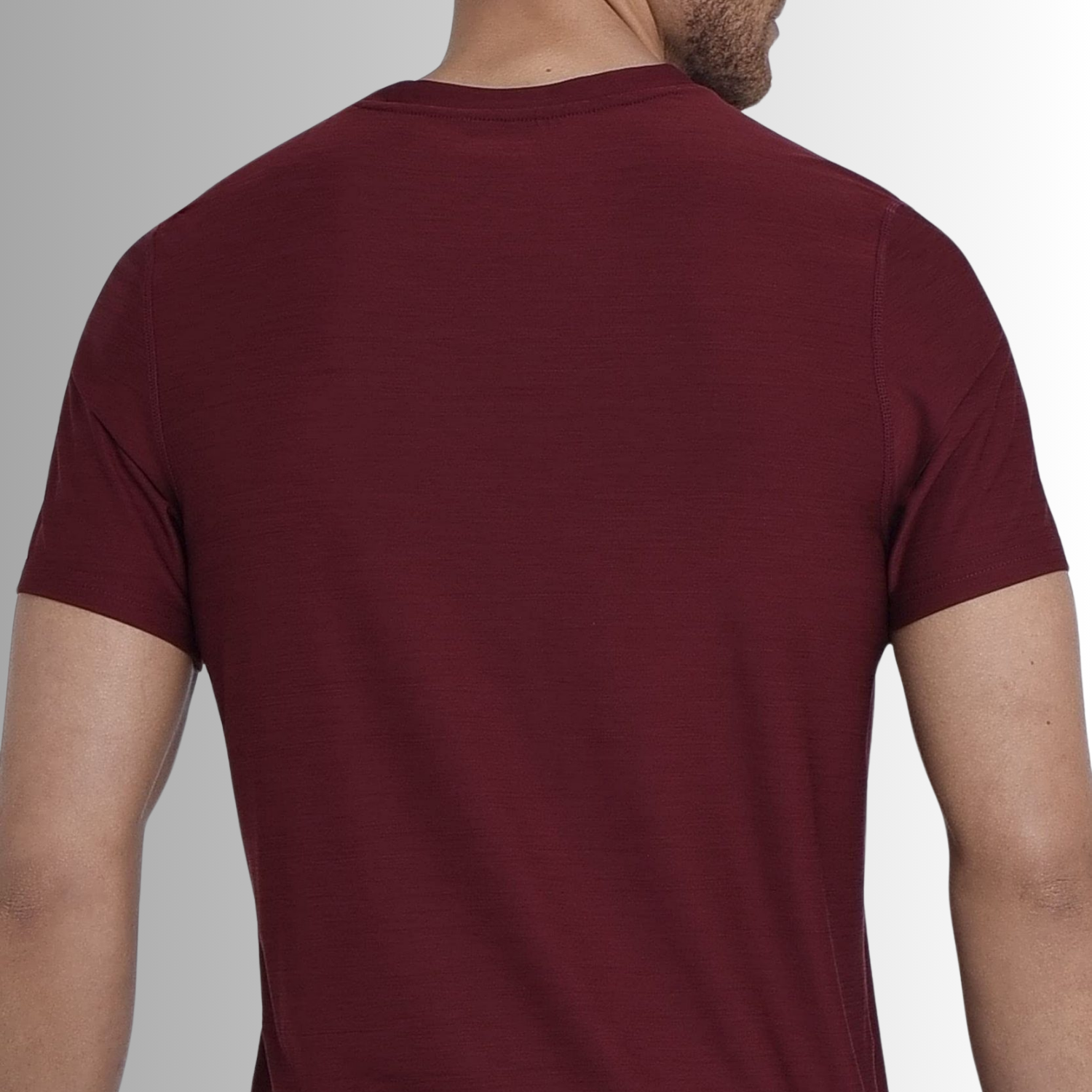TCA Trainingsshirt Herren Galaxy Fitness Lauf Shirt Cabernet Größe: L