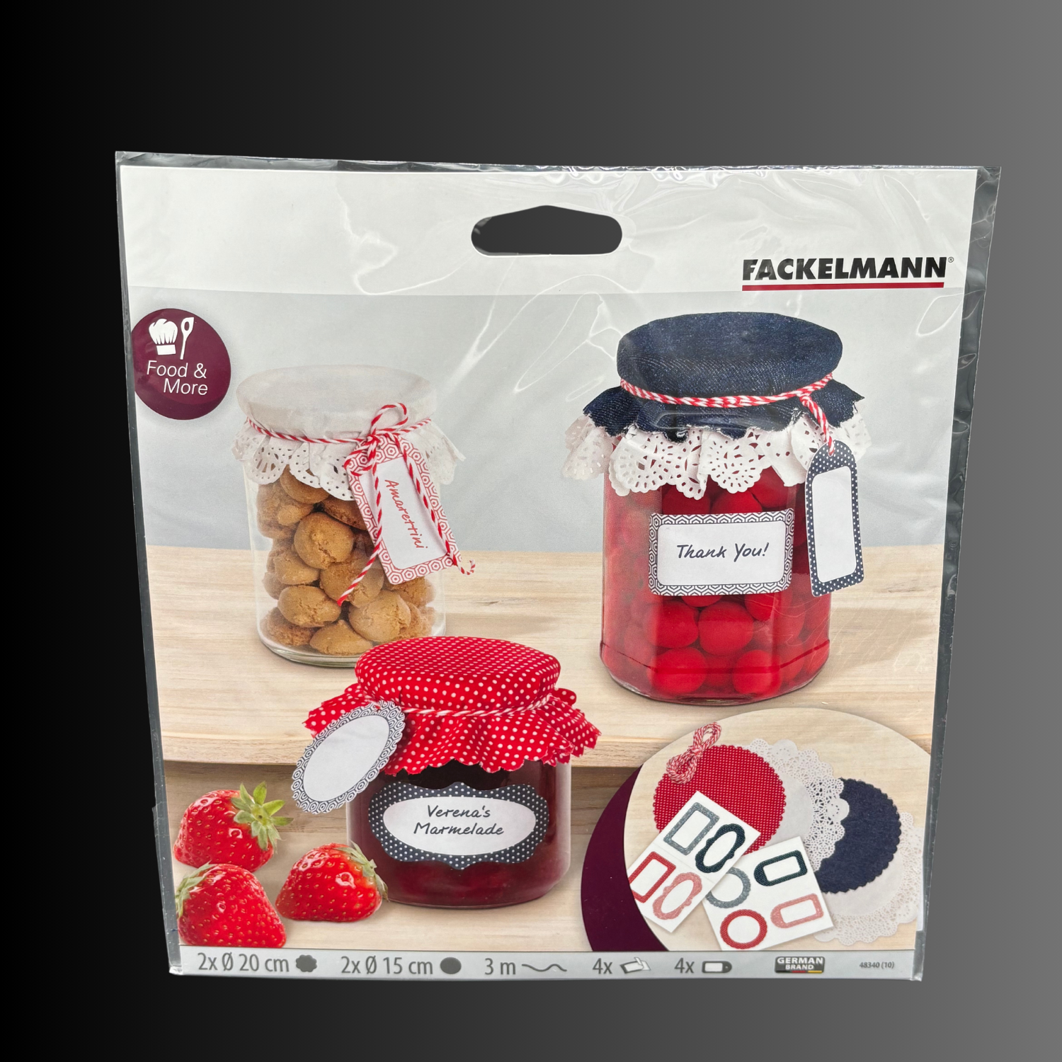Fackelmann Einmachglas Deko Set 13 Teilig
