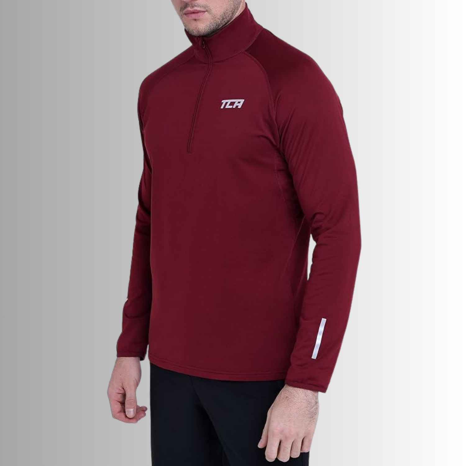 TCA Trainingsshirt Winter Run Langarm Laufshirt Herren Größe: XL