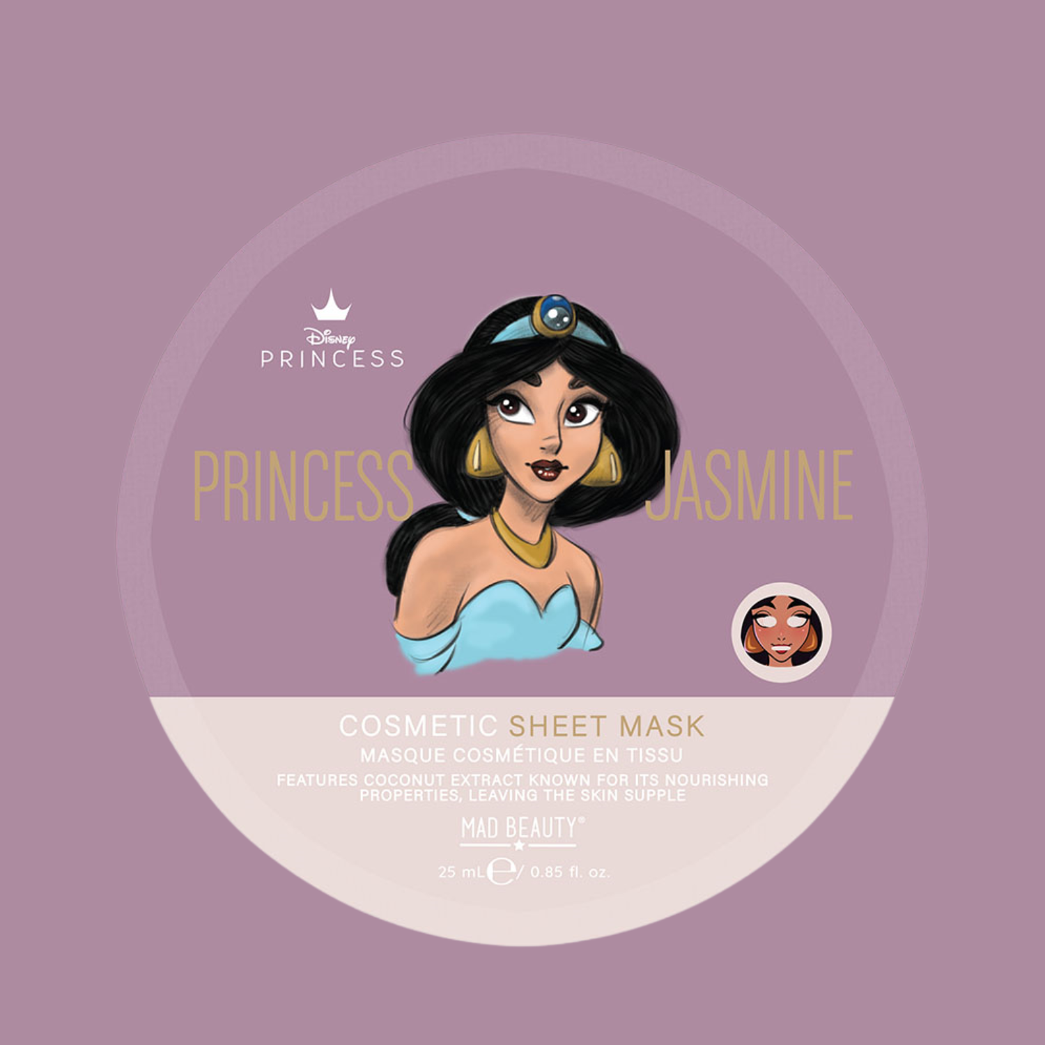 MAD BEAUTY Disney Princess Gesicht Masken 5er Set