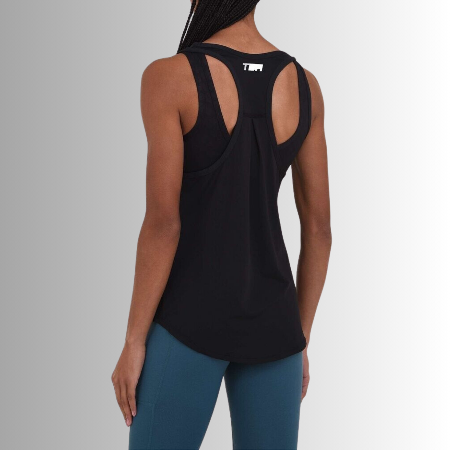 TCA Damen 2 in 1 Training Tanktop und BH mit herausnehmbaren Körbchen Größe: S