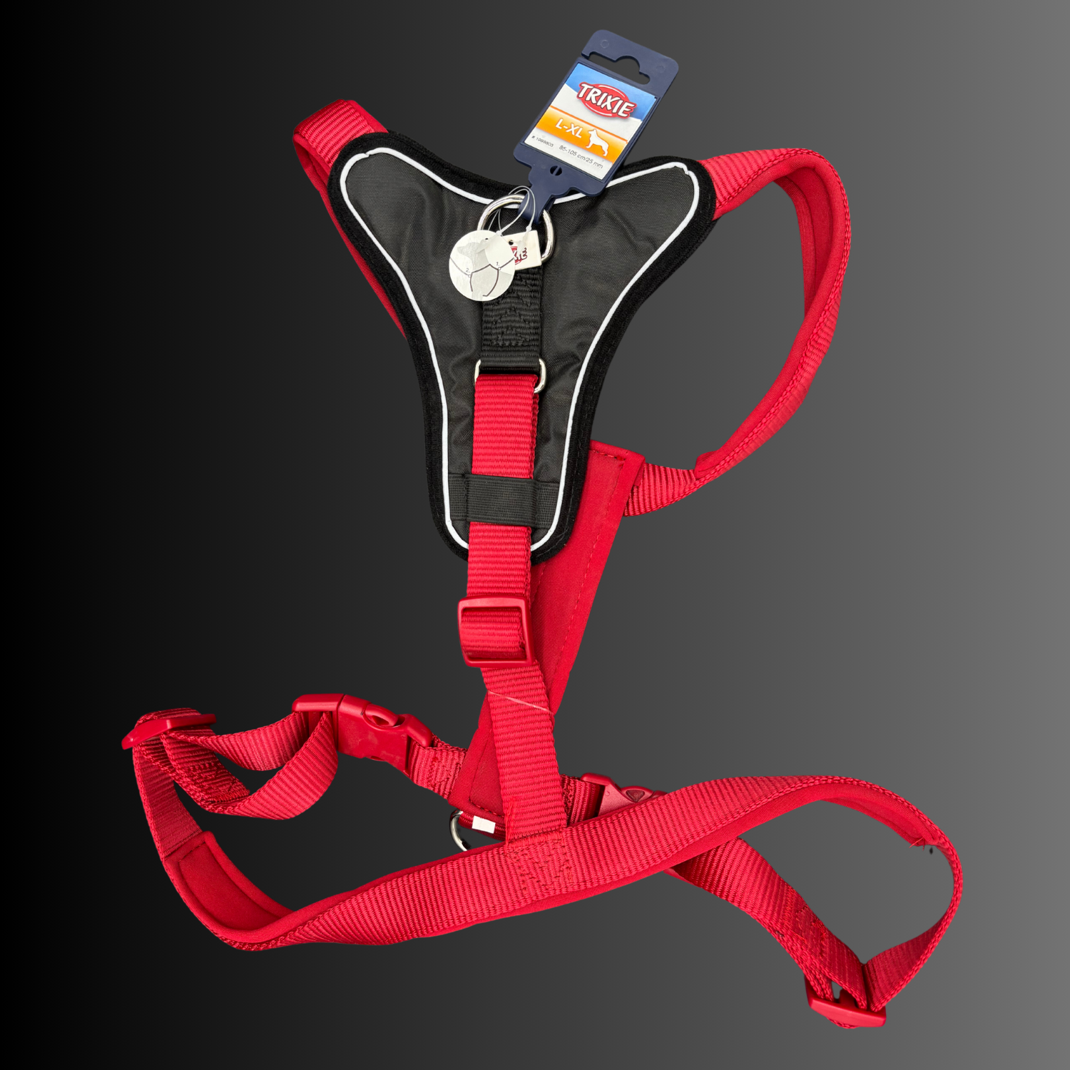Trixie Premium-Y Hundegeschirr Größe: L - XL Rot
