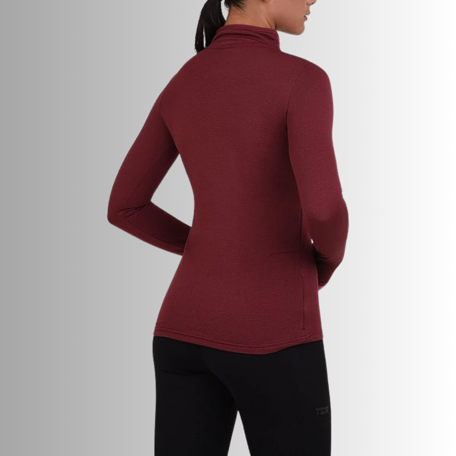Trainingsshirt Damen Sport Shirt Langarm Laufshirt Fitness Yoga Größe: M