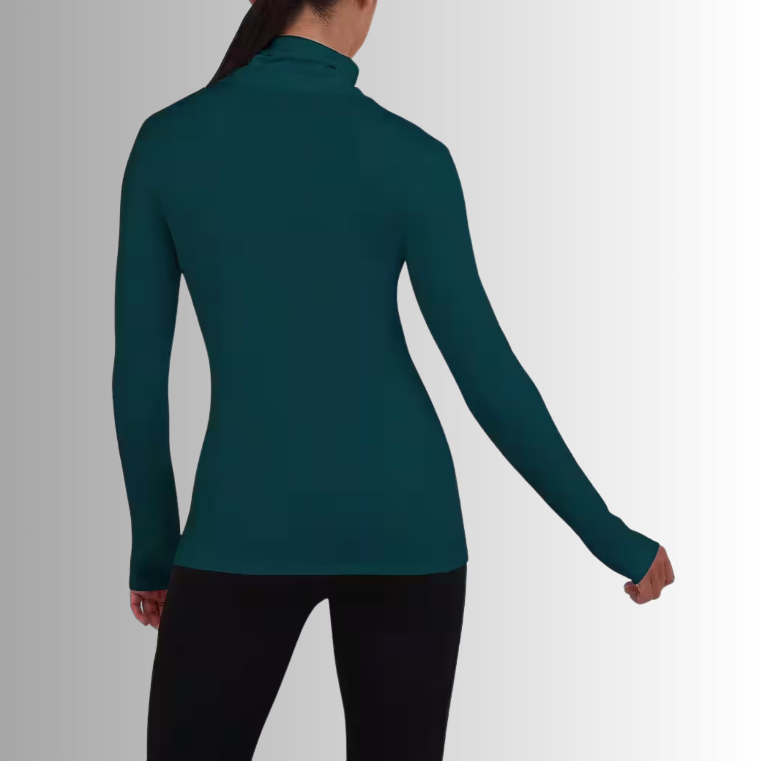 TCA Damen Warm-Up Trichterkragen Thermo Lauf Oberteil Größe: XL