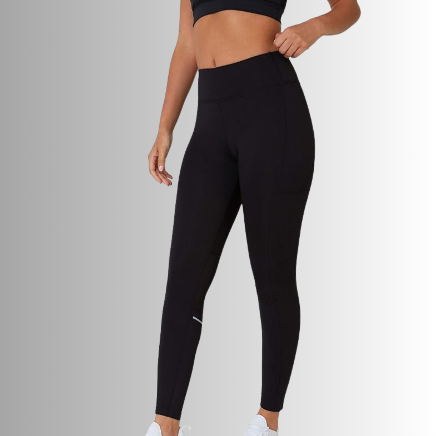 TCA SuperThermo Performance Leggings für Damen High Waist Blickdicht Sportleggings mit Handytasche, Laufhose für Yoga & Fitness Größe: S, M, L, XL