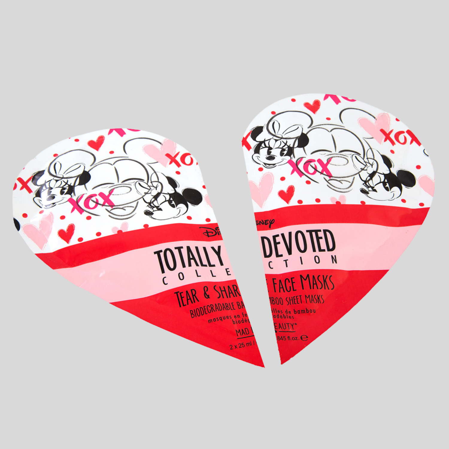 Gesichtsmasken DISNEY M&M TOTALLY DEVOTED Mickey Mouse Minnie Mouse