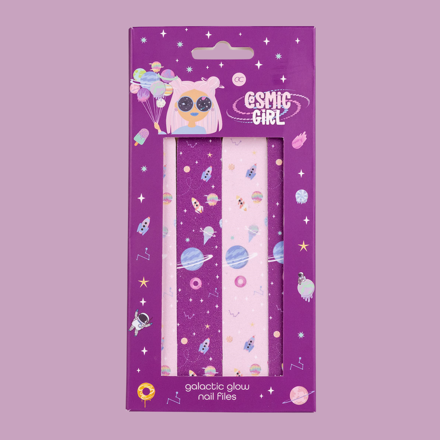 Cosmic Girl Nagelfeilen 4er Set für perfekte Nägel