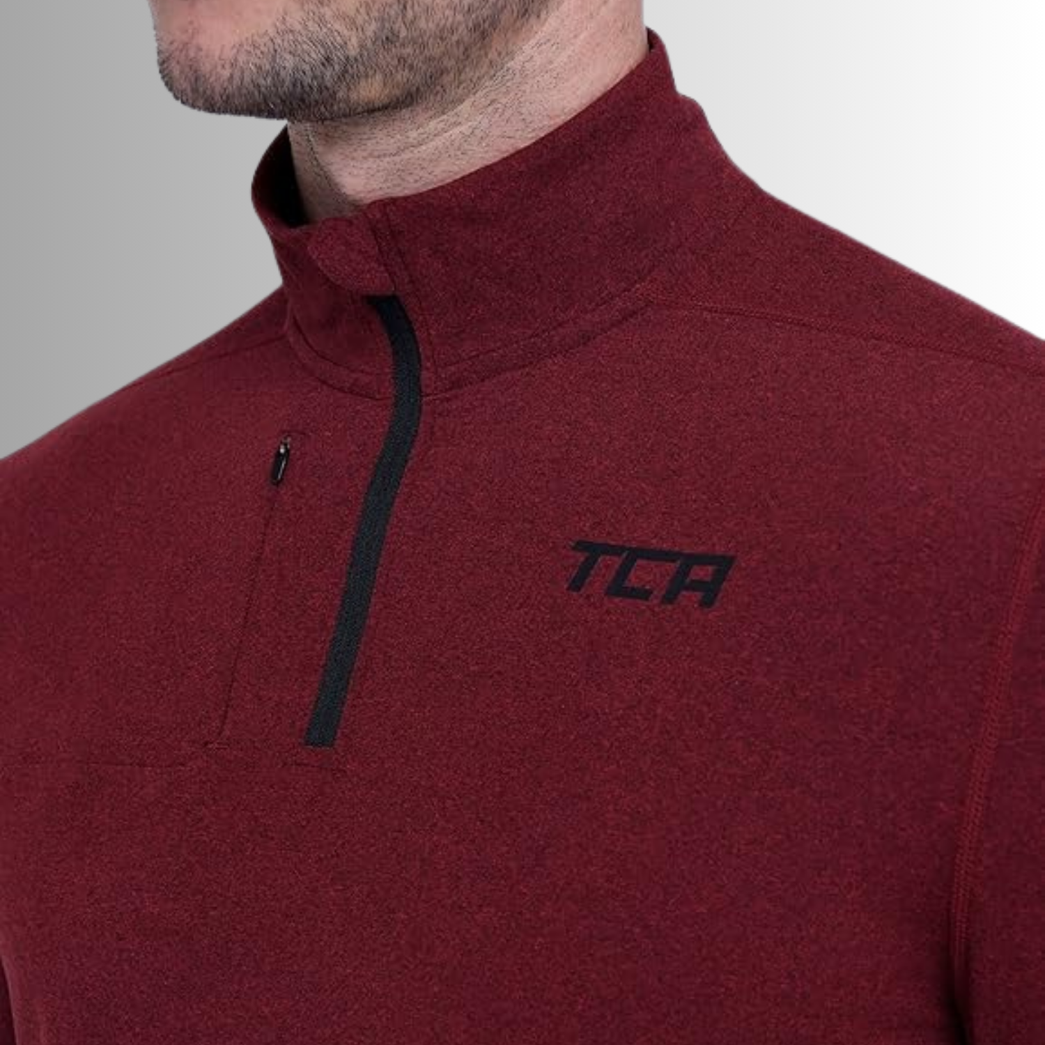 Trainingsshirt TCA Herren Thermo-Laufshirt Langarm Größe: XL