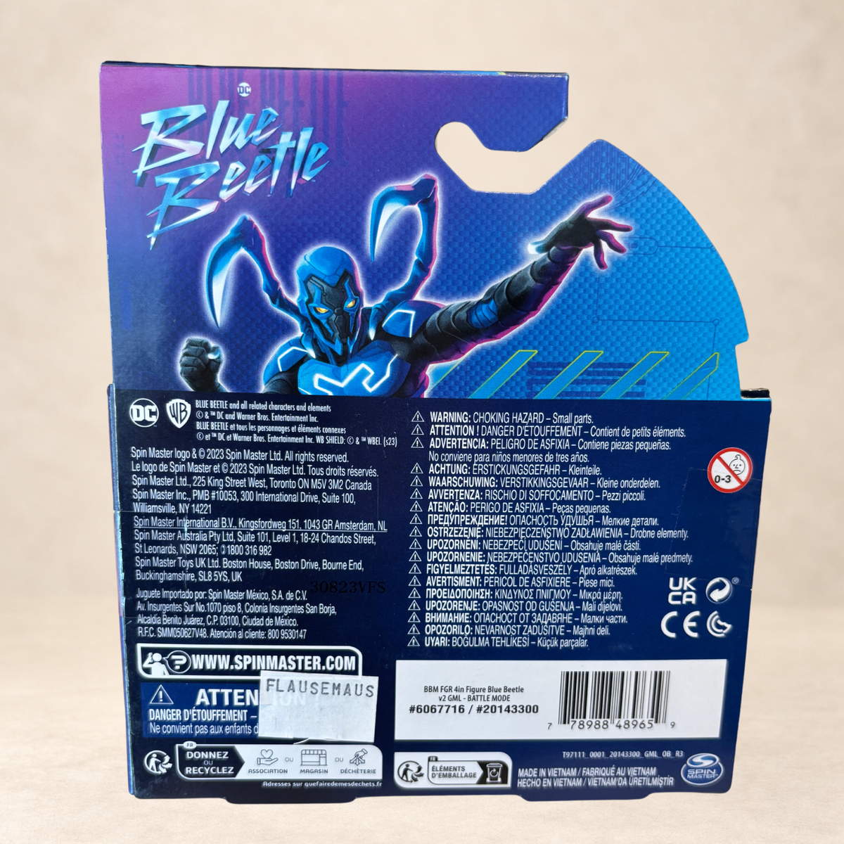 DC Blue Beetle – Battle-Mode Blue Beetle Actionfigur mit Zubehör  Spin Master