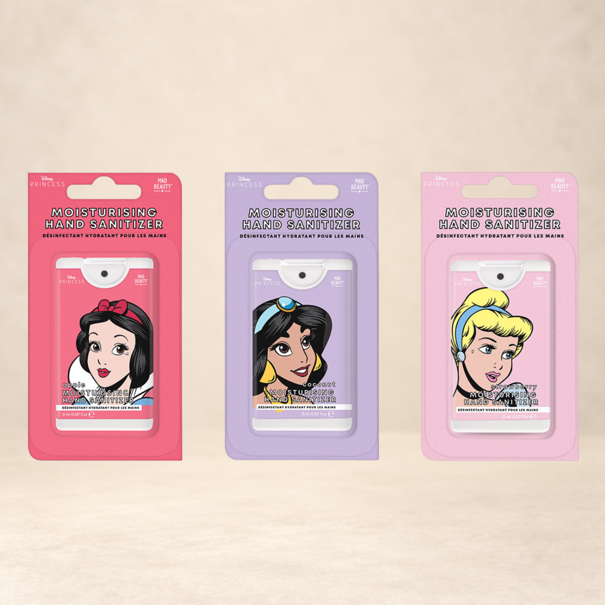Disney Princess Moisturising Hand Desinfektionsmittel (Sanitizer) von Mad Beauty