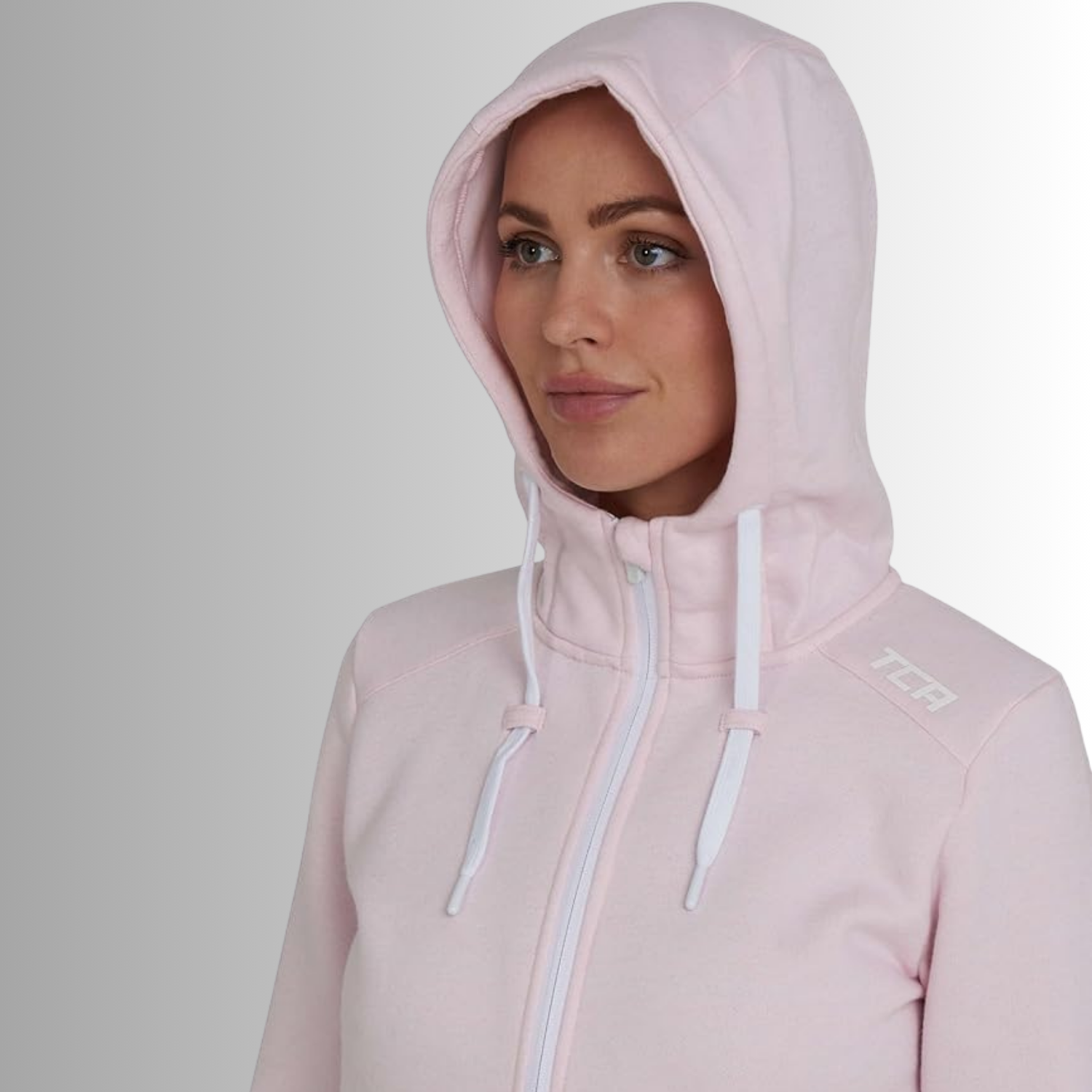 TCA Damen Revolution Hoodie , Sweatjacke mit Kapuze Größe: S