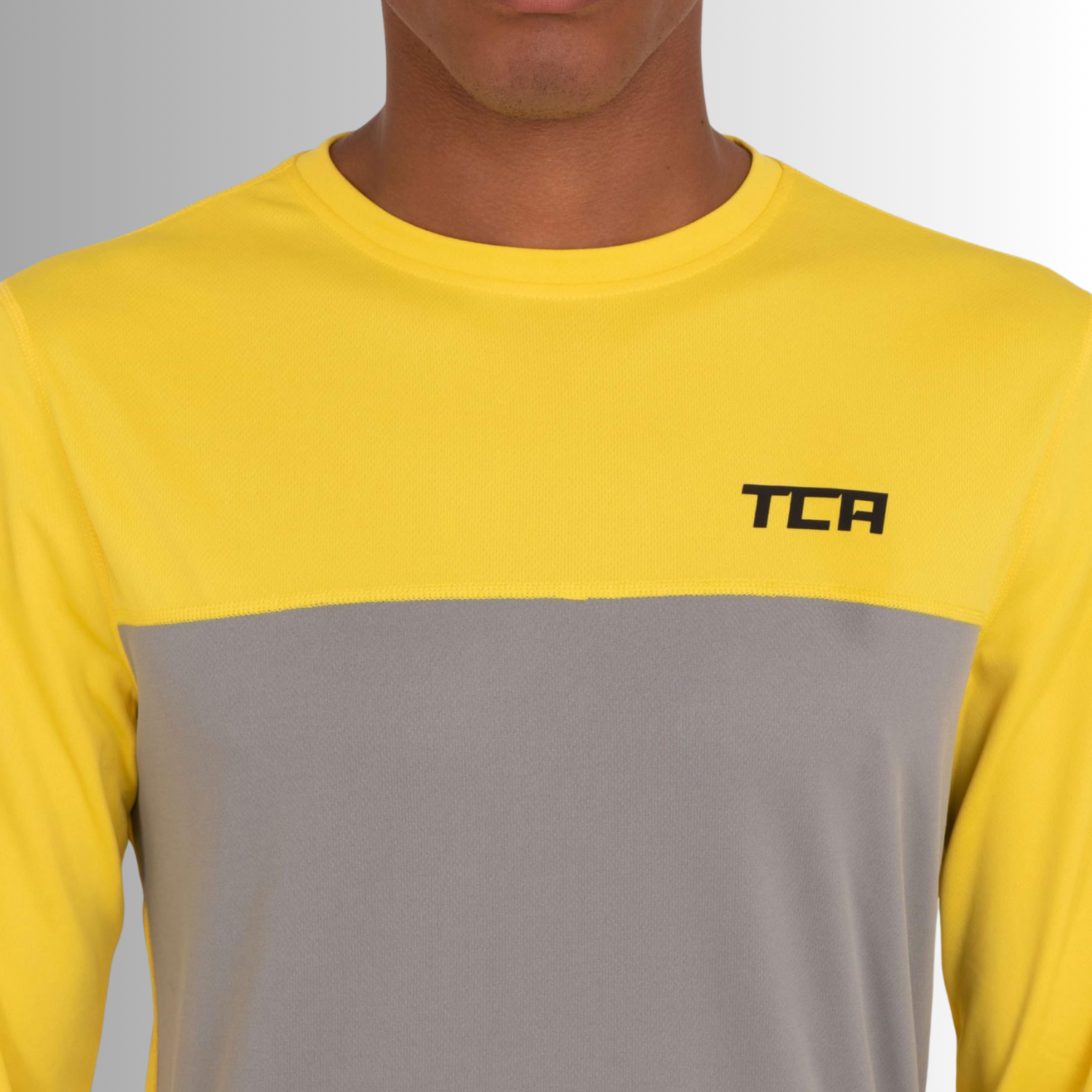 TCA Trainingsshirt Herren Langarm Laufshirt Größe: L