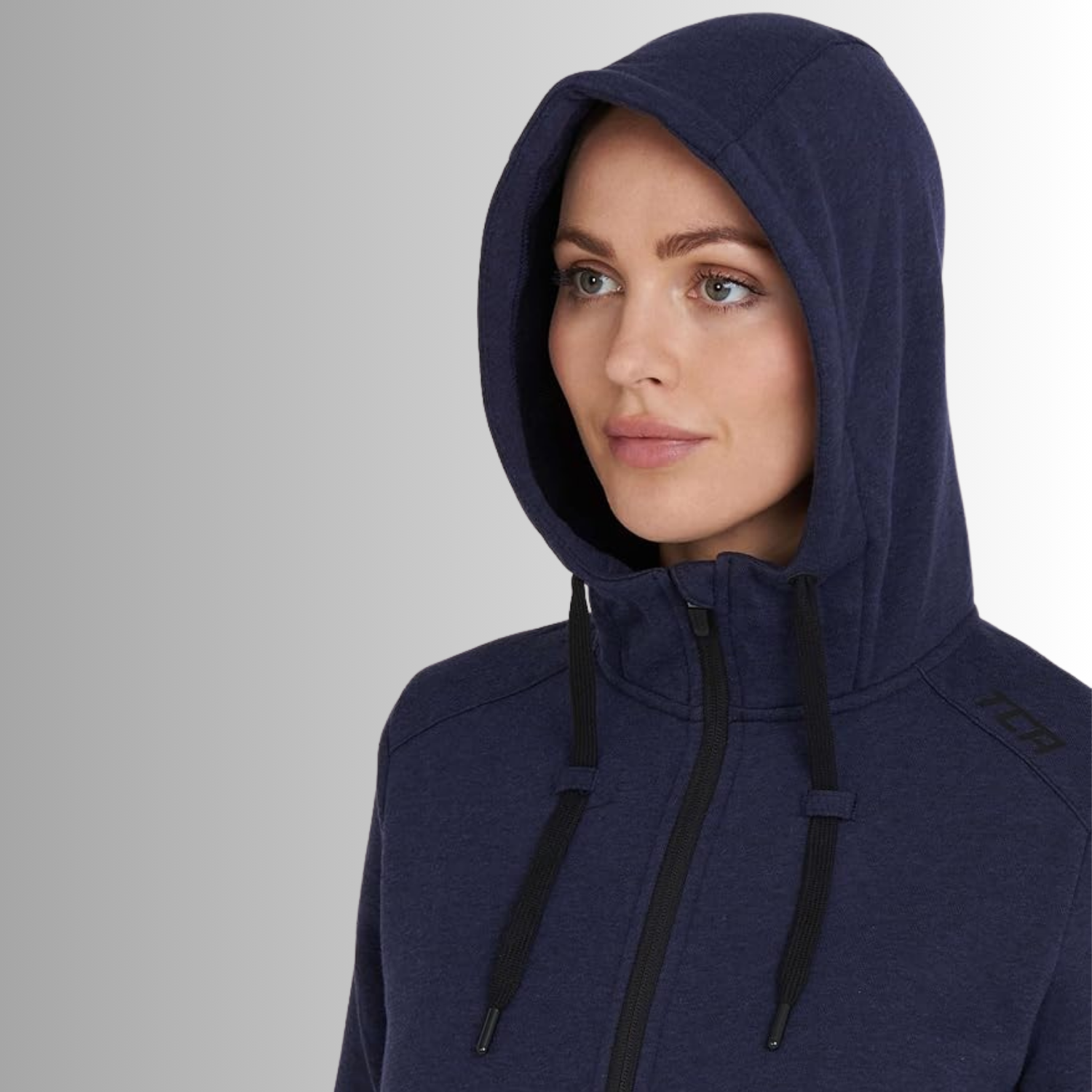TCA Damen Revolution Hoodie , Sweatjacke mit Kapuze Größe: XS, M