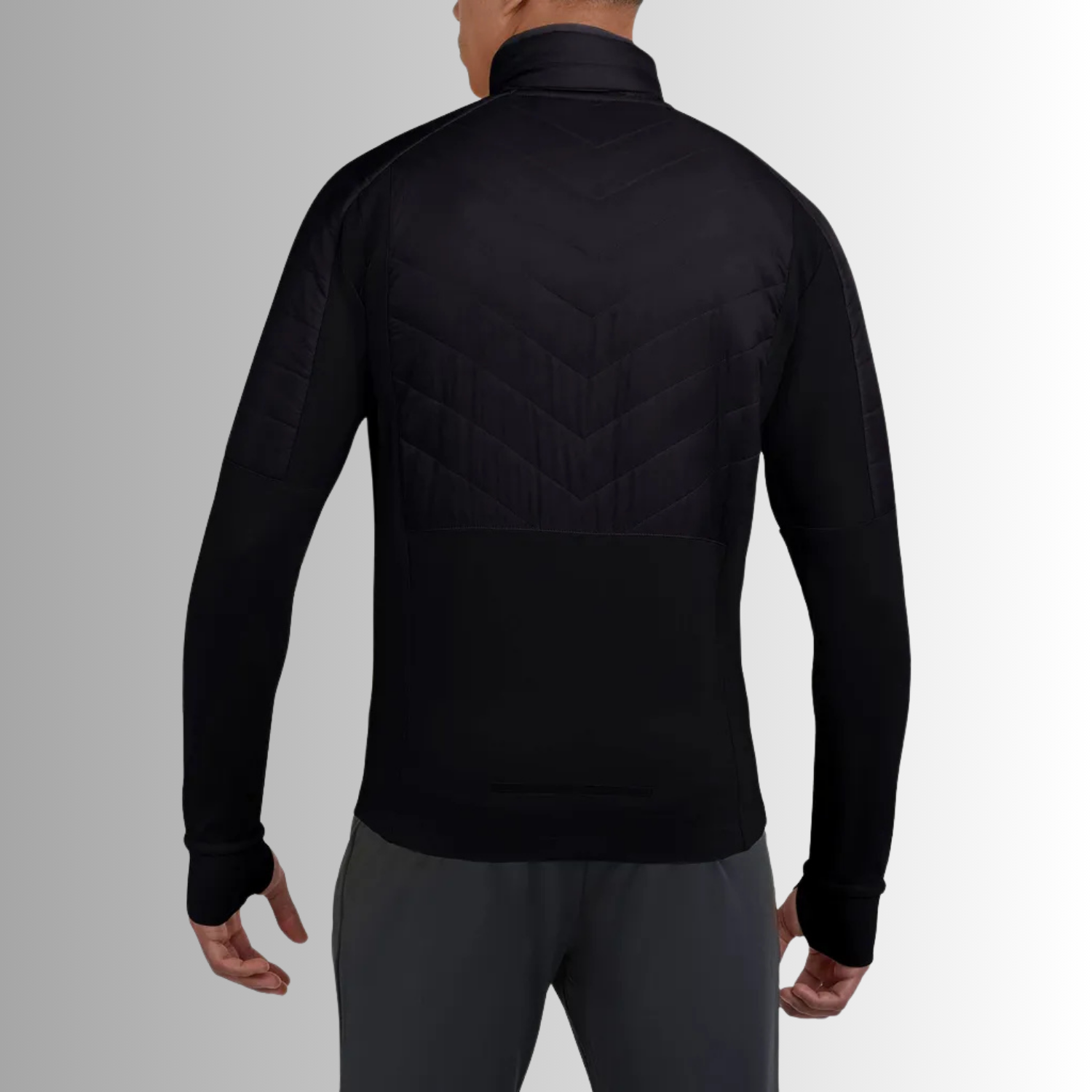TCA Herren Excel Runner ganzjährige, leichte, wasserabweisende verstaubare Jacke Schwarz Größe: M