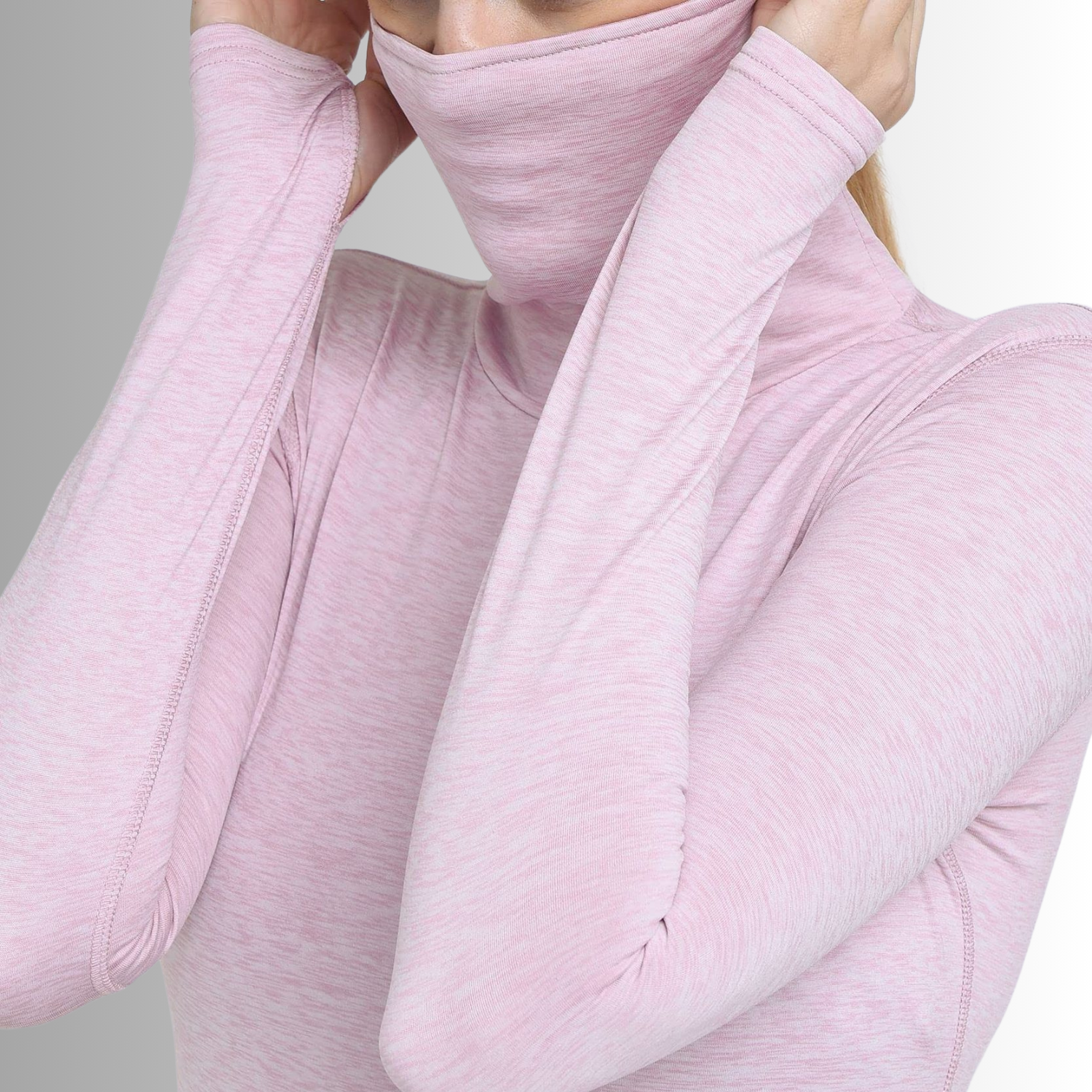 TCA Damen Warm-Up Trichterkragen Thermo Lauf Oberteil Größe: XS, L