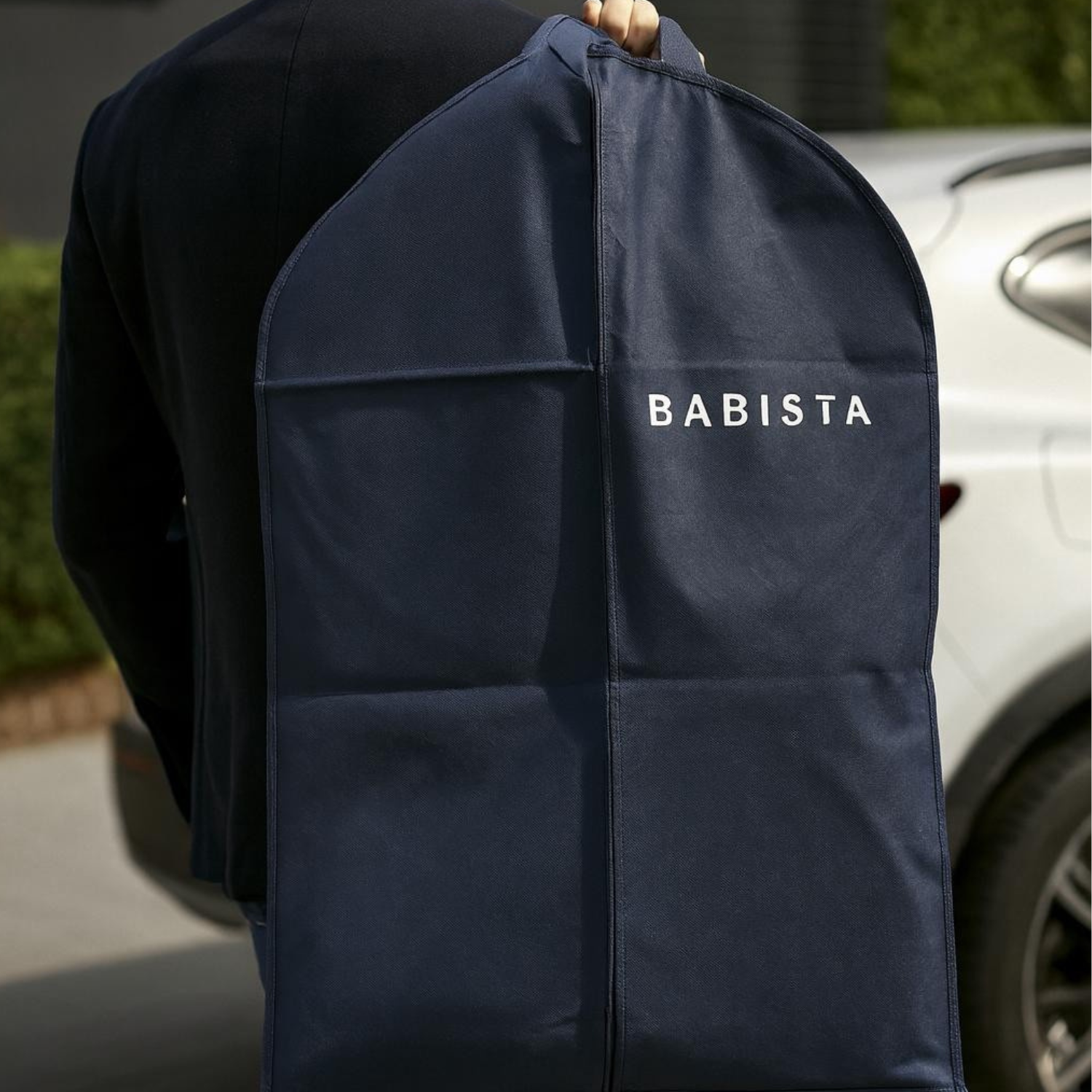 Babista Kleidersack / Anzugtasche Blau mit Reißverschluss