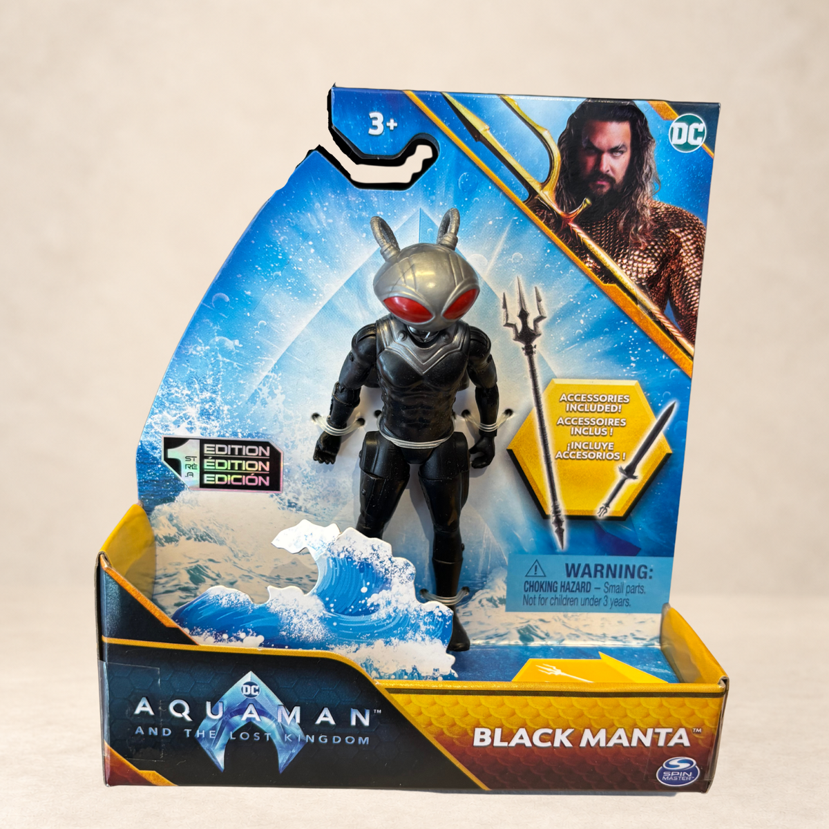 DC Aquaman and the Lost Kingdom – Black Manta Actionfigur mit Zubehör  Spin Master