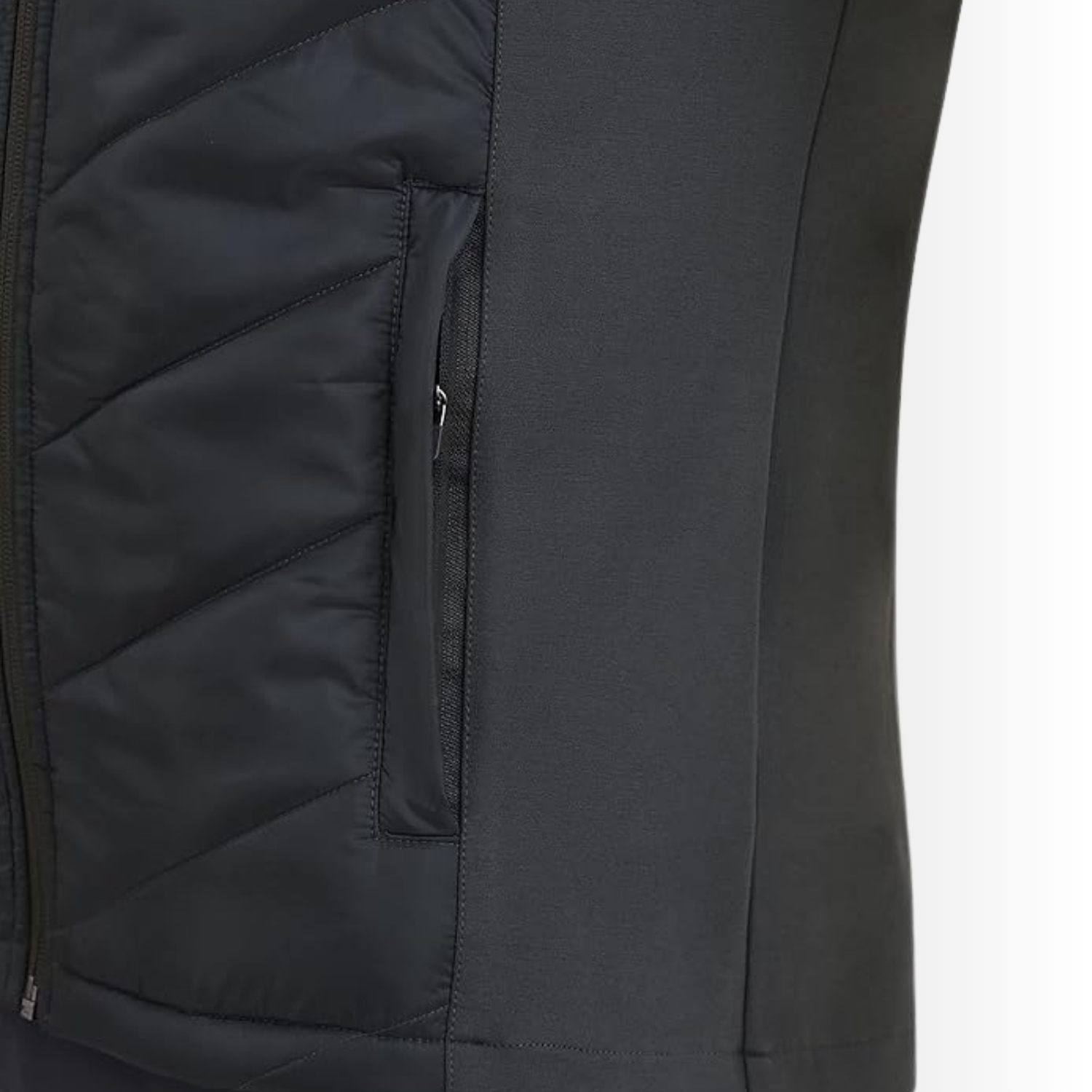 TCA Herren Excel Runner Leichte und gepolsterte Weste mit Reißverschlusstaschen Größe: L