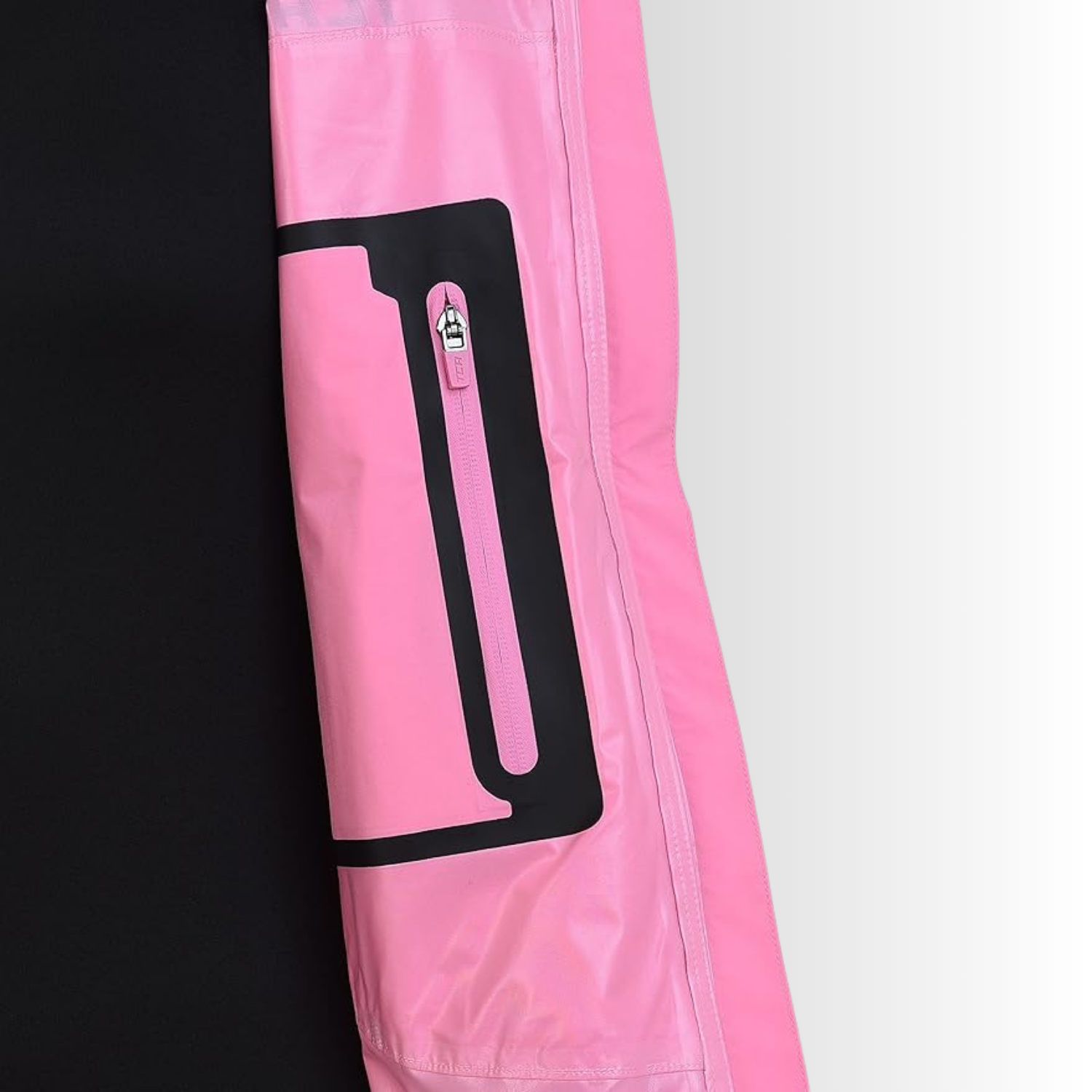 TCA Damen leichte wasserdichte Regenjacke mit Reißverschlusstaschen Größe: S, M