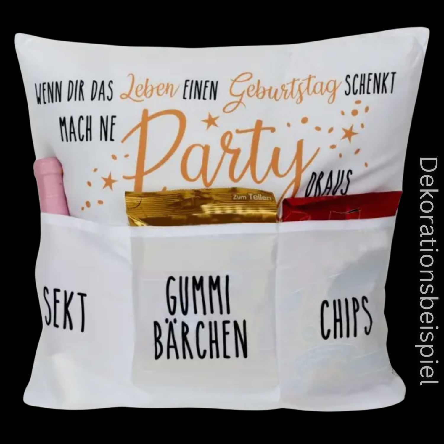 Sofahelden Kissen "Partykissen" Geschenk