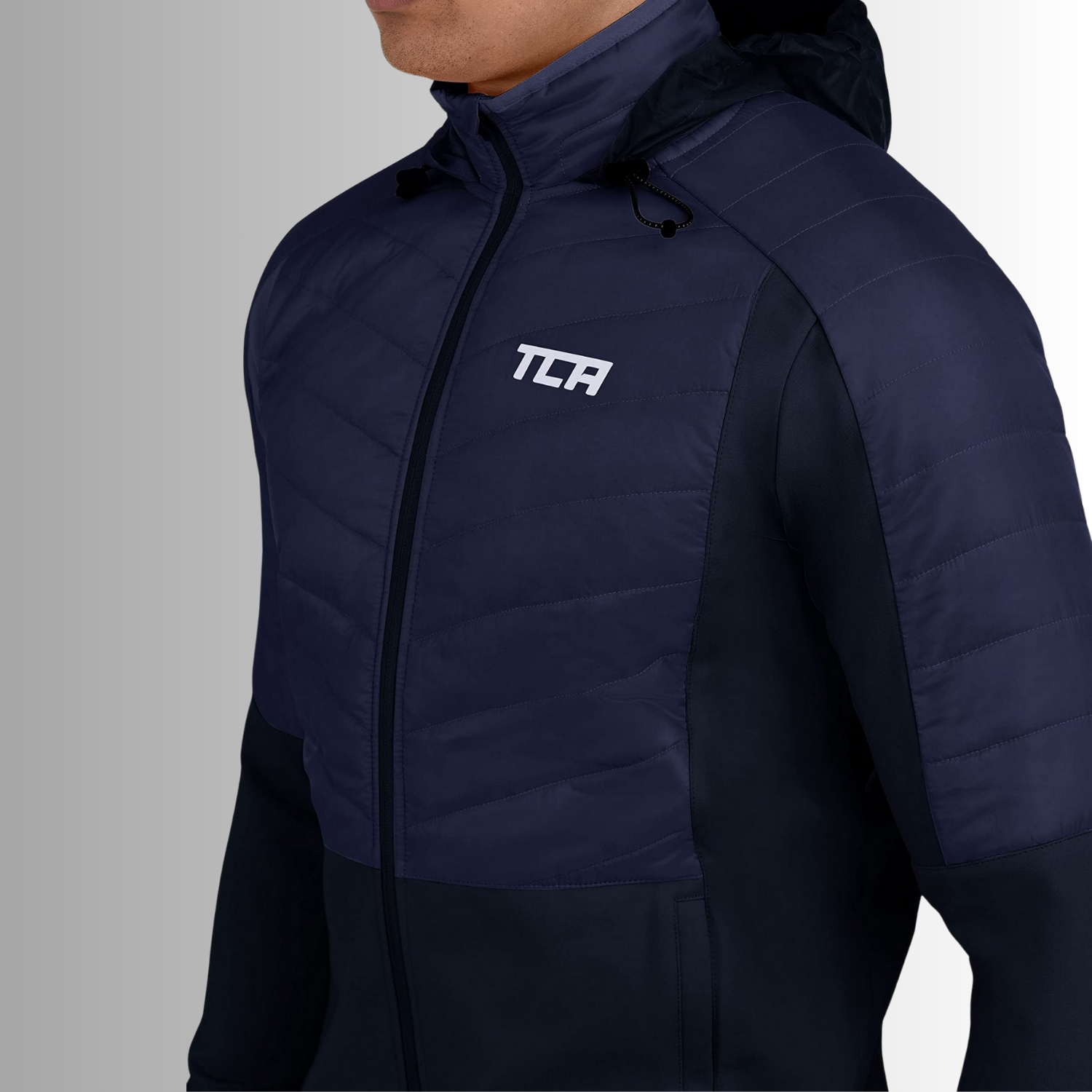 TCA Herren Excel Runner ganzjährige, leichte, wasserabweisende verstaubare Jacke Größe: M, L