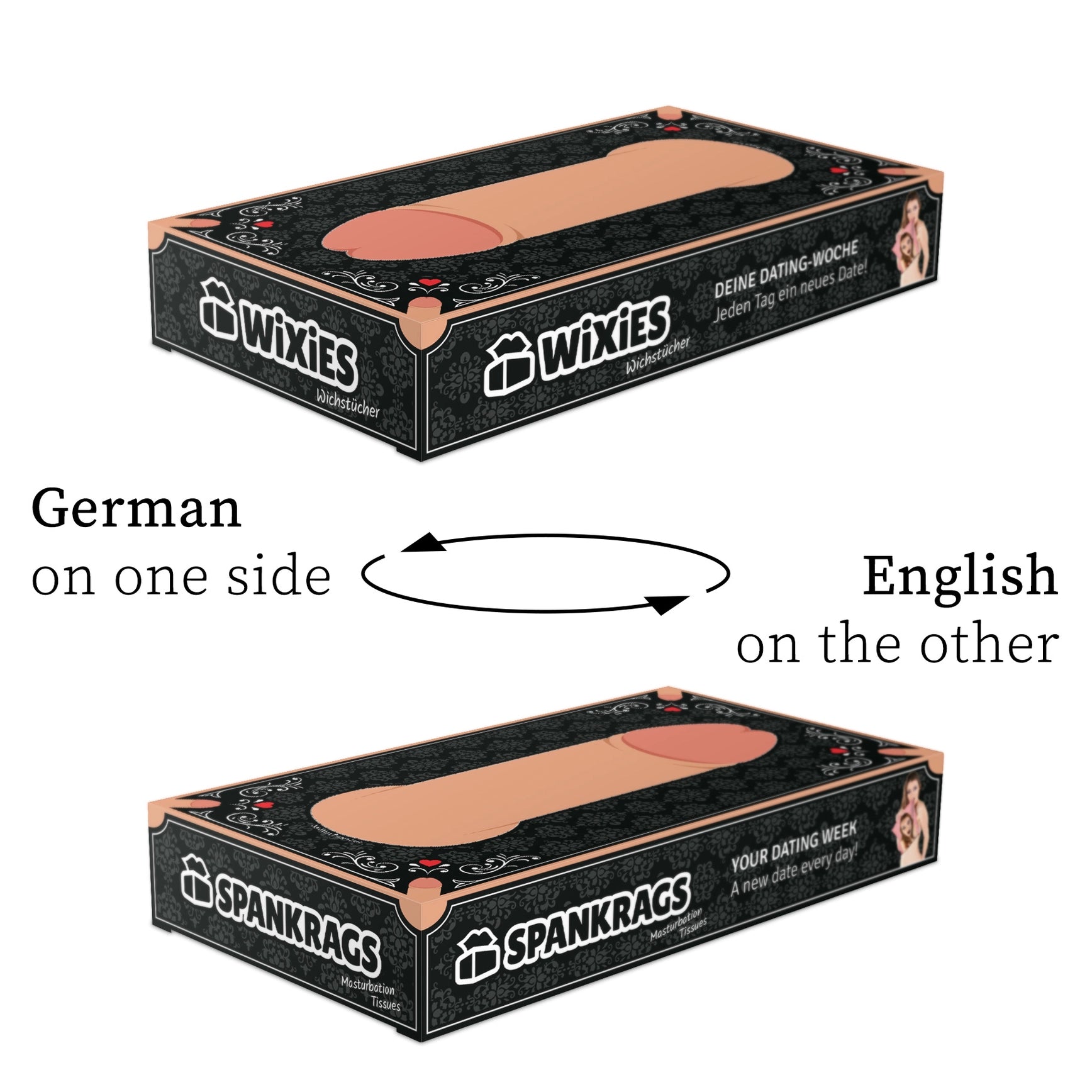 Wixies Tücher Lustiges Geschenk für Männer Gag