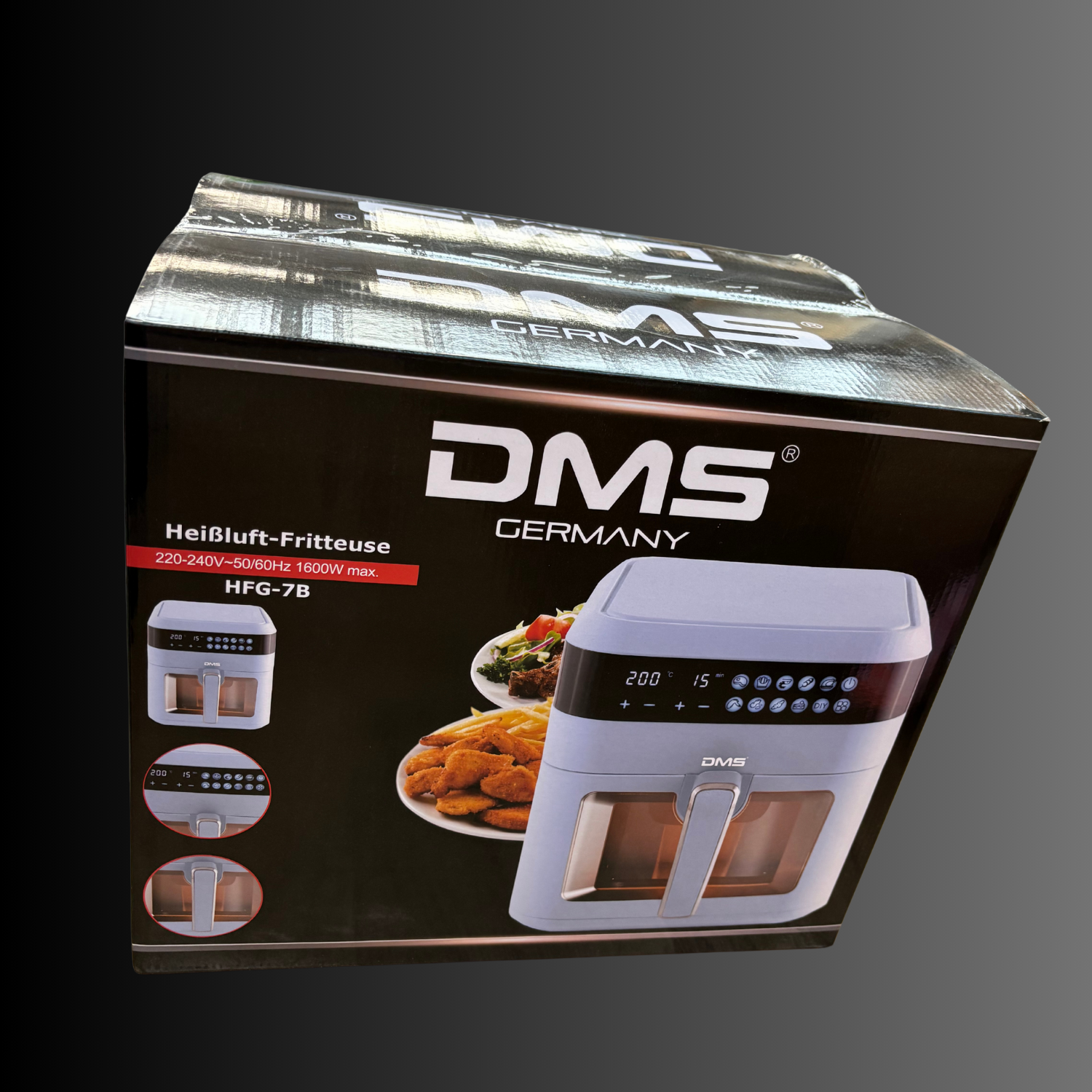 DMS Heißluft Fritteuse HFG-7B - 7 Liter