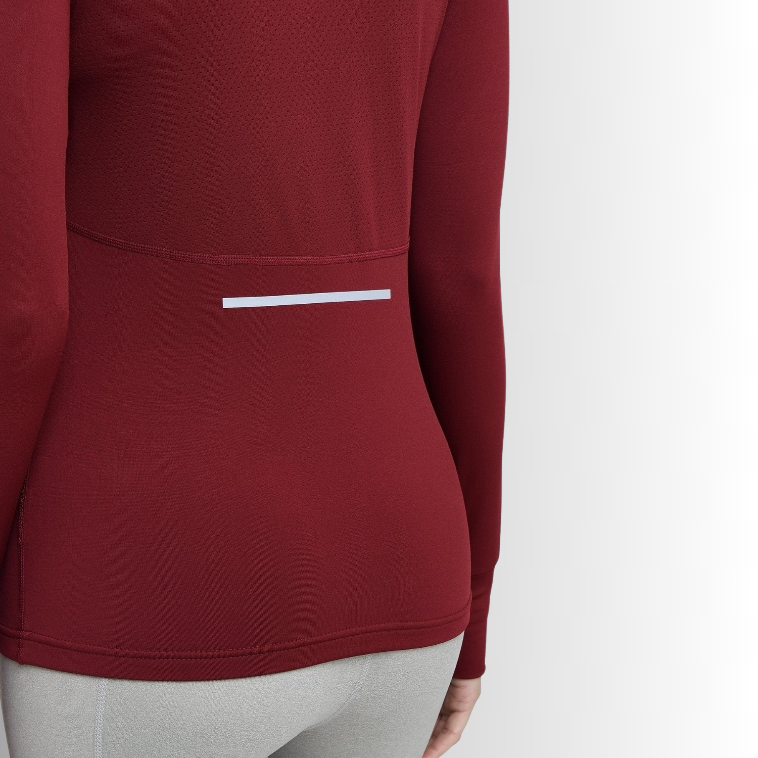 TCA Damen Winter Running Langarm Laufshirt mit Brustreißverschluss Größe: S