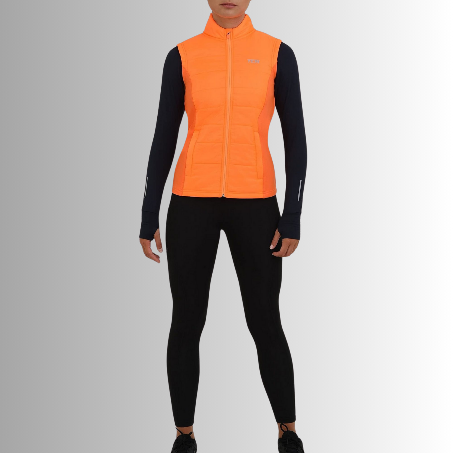 TCA Damen Excel Runner Leichte Laufweste mit Reißverschlusstaschen Größe: S, M, L