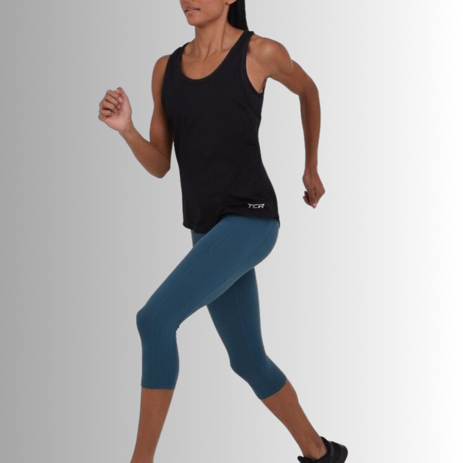 TCA Damen 2 in 1 Training Tanktop und BH mit herausnehmbaren Körbchen Größe: S