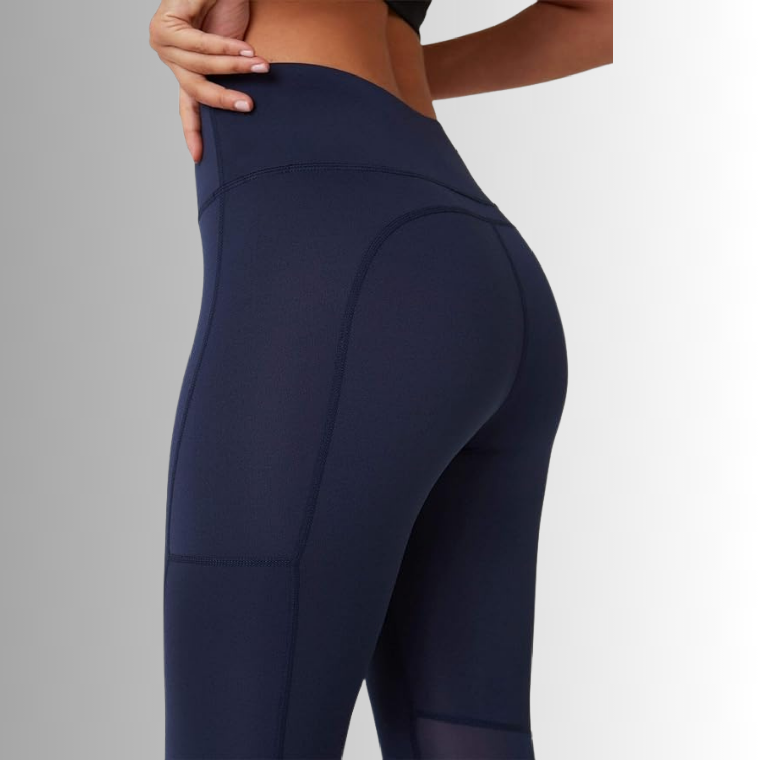 TCA SuperThermo Performance Leggings für Damen High Waist Blickdicht Sportleggings mit Handytasche, Laufhose für Yoga & Fitness Größe: S, M