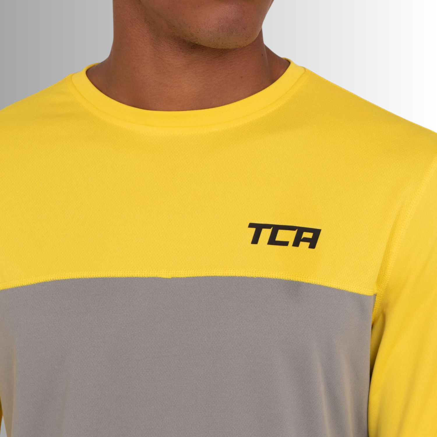 TCA Trainingsshirt Herren Langarm Laufshirt Größe: L