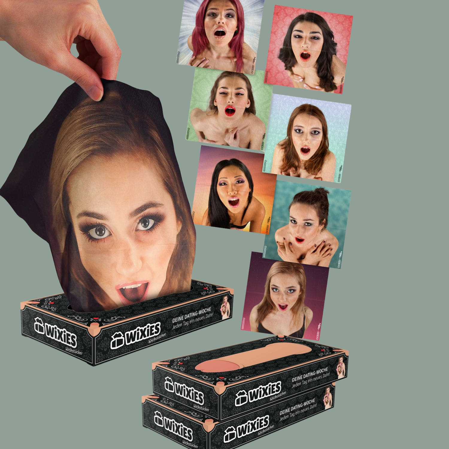 Wixies Tücher Lustiges Geschenk für Männer Gag